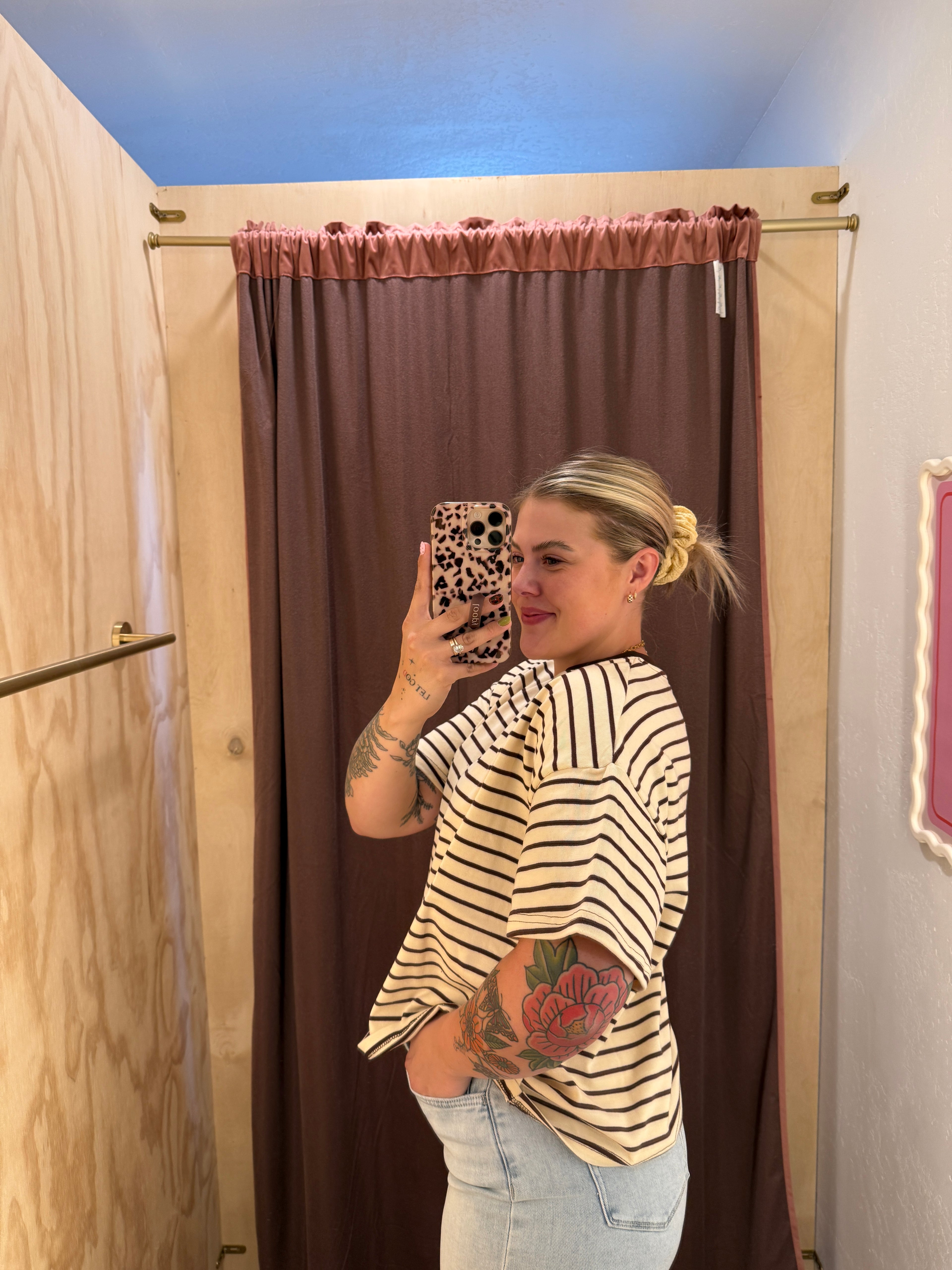 On the Daily Striped Cotton Tees (Multiple Colors)