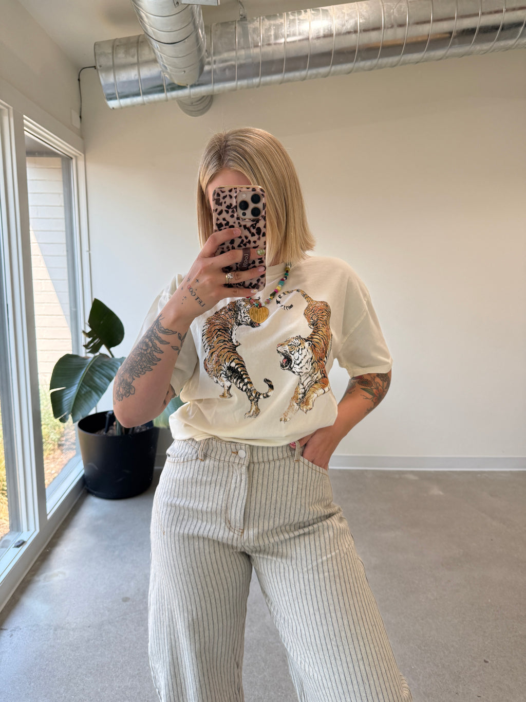The Striped Barrel Carpenter Culottes Pants