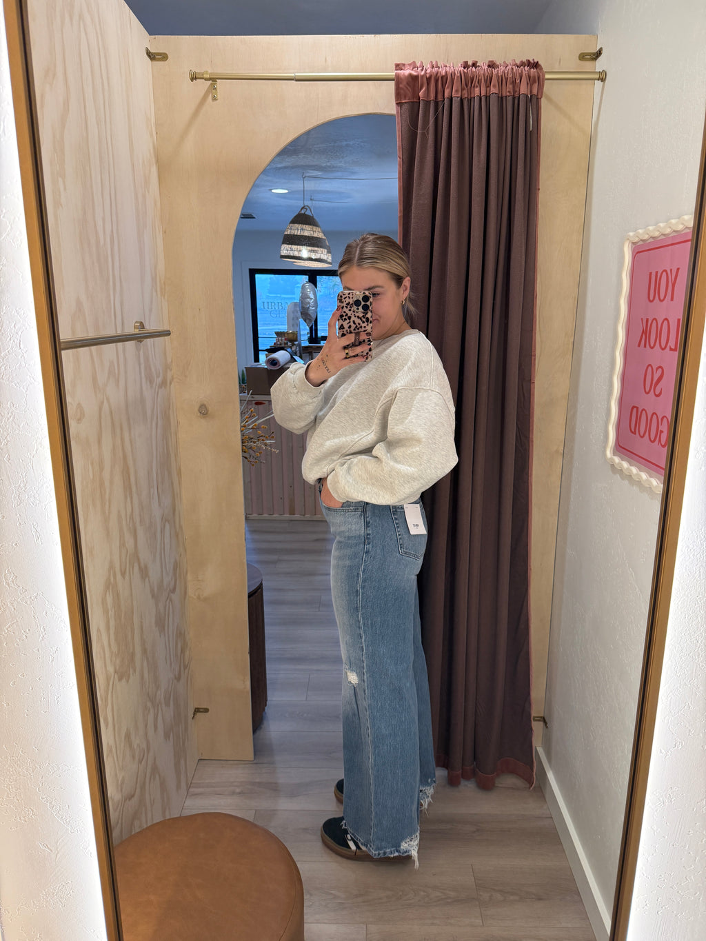 High Rise Olivia Wide Leg Denim