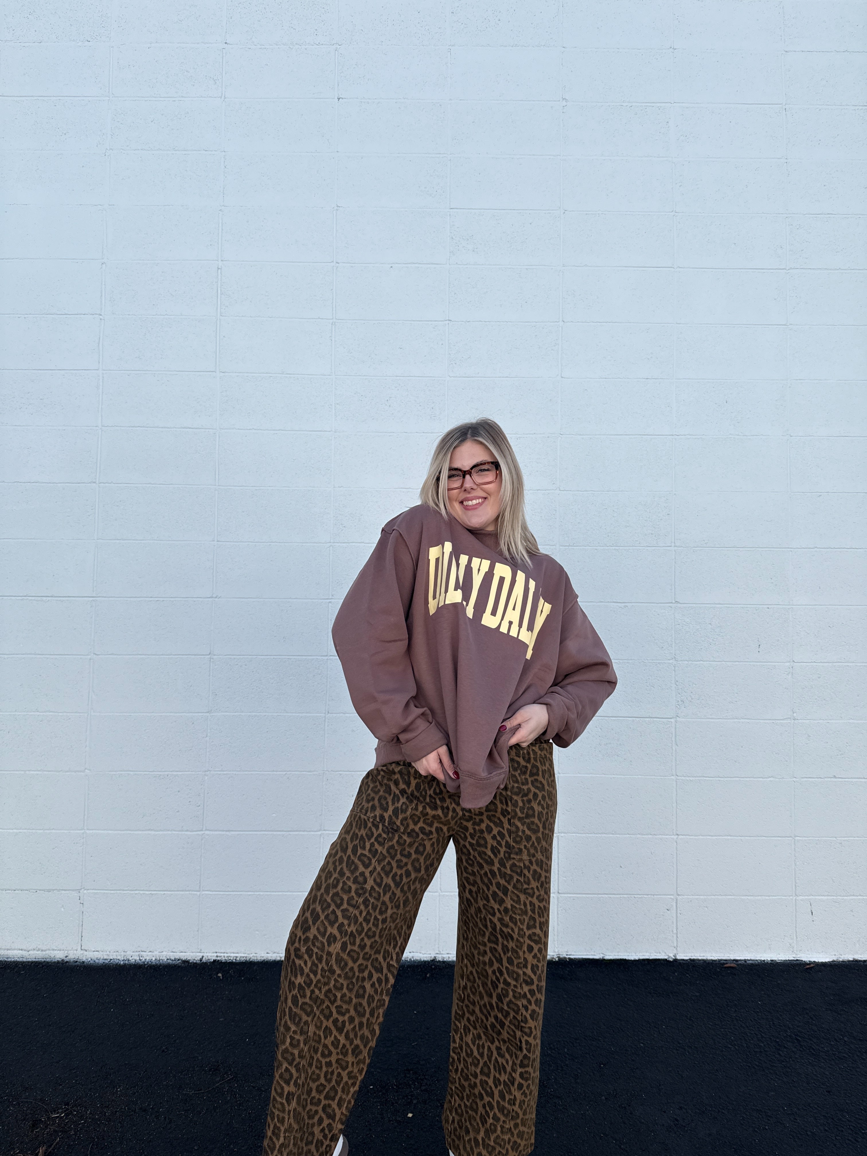 Dilly Dally Mock Neck Sweatshirts (Multiple Colors)