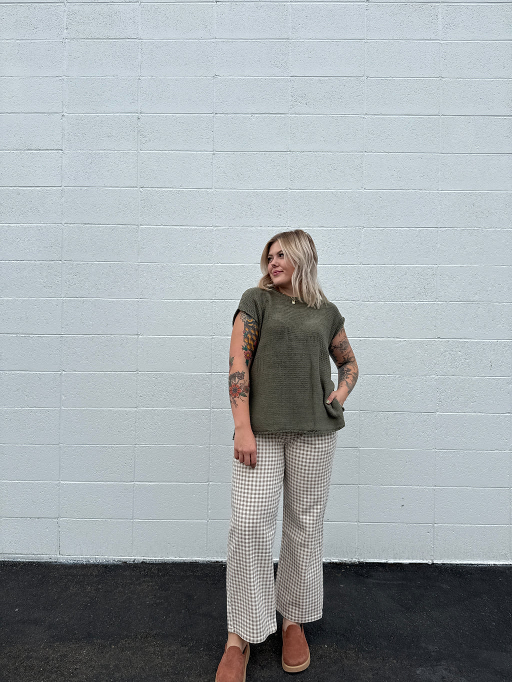 Golden Hour Gingham Pants