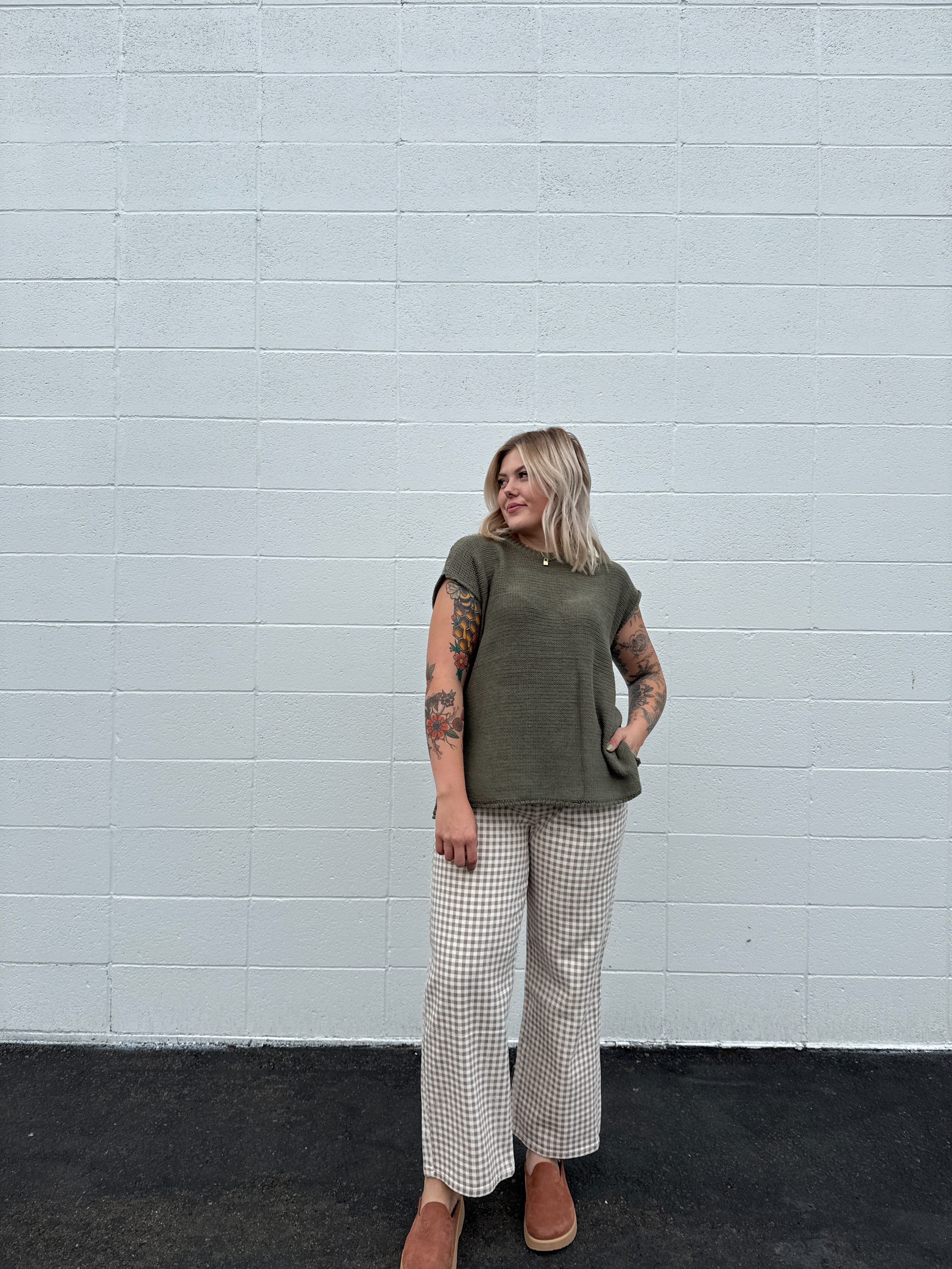 Golden Hour Gingham Pants
