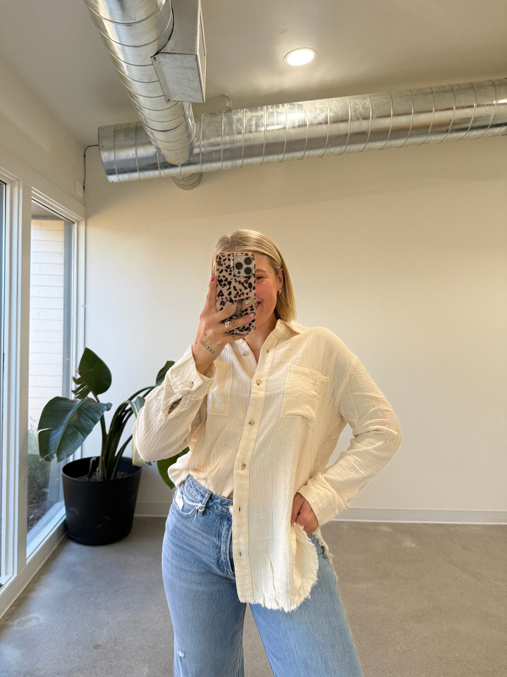 Coastal Breeze Button Down (Multiple Colors)