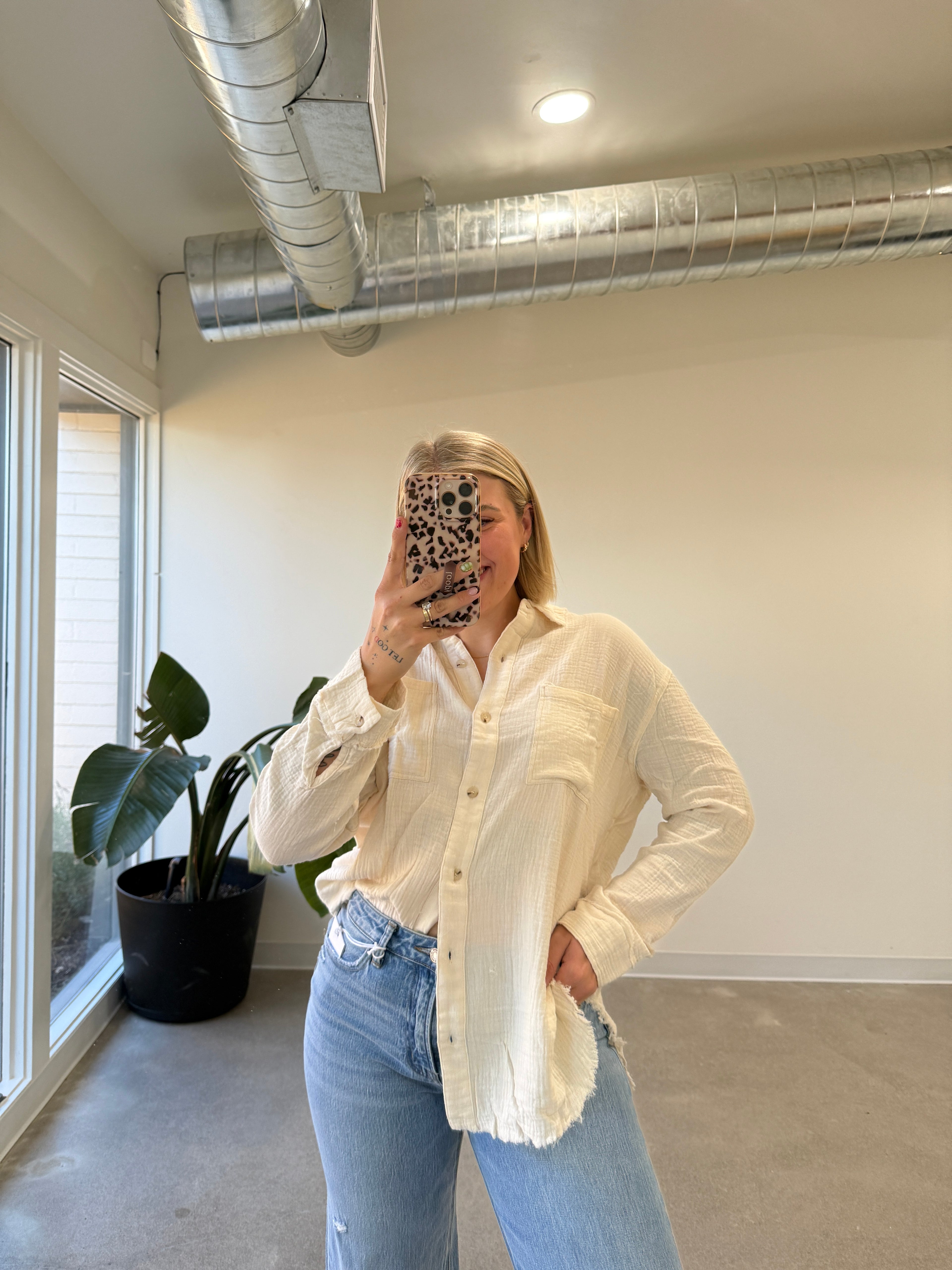 Coastal Breeze Button Down (Multiple Colors)