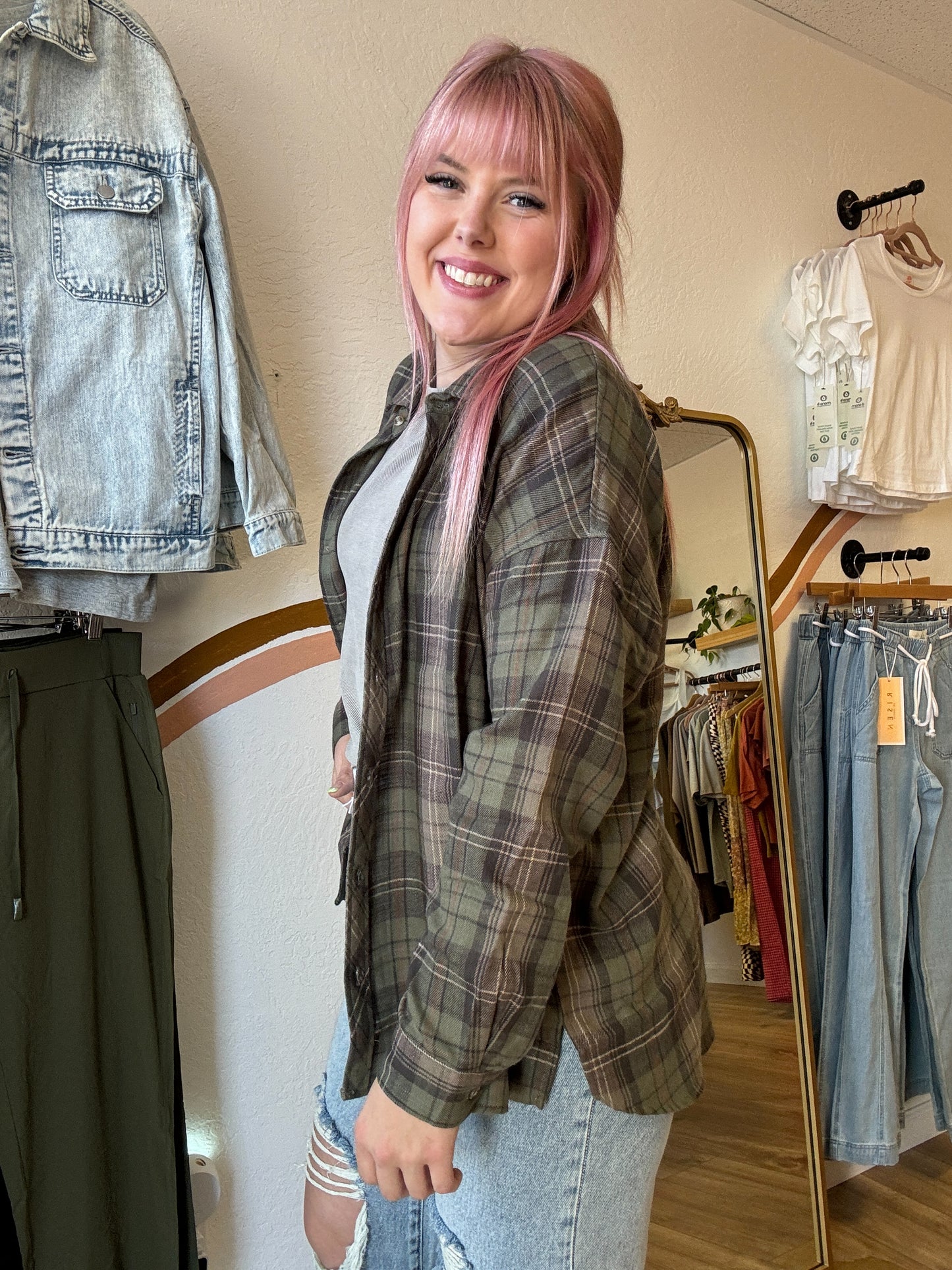 Kenzie Button Down Flannel