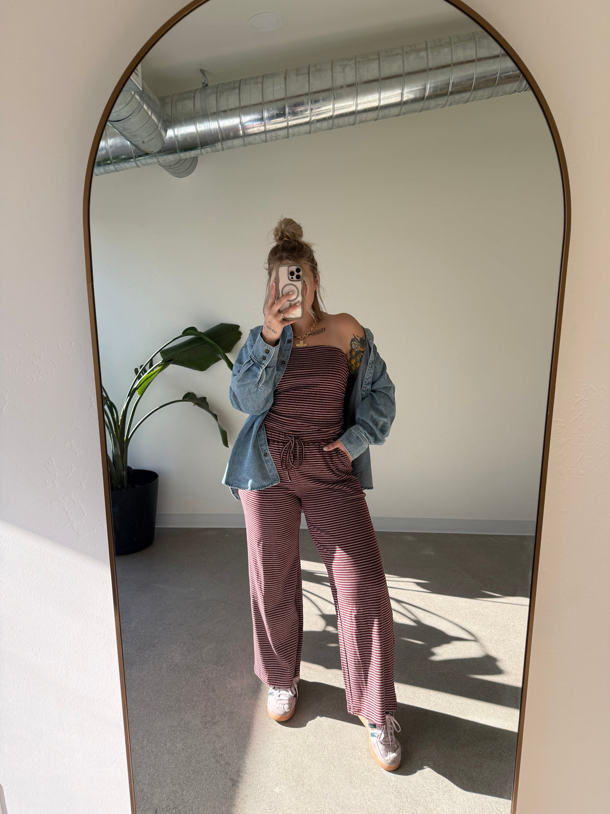 Travel Day Striped Set