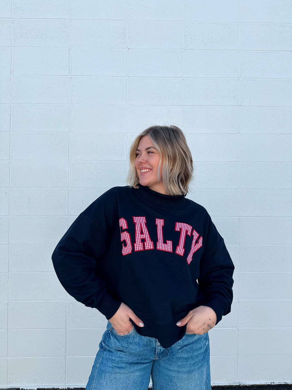 Salty Mockneck Sweatshirt
