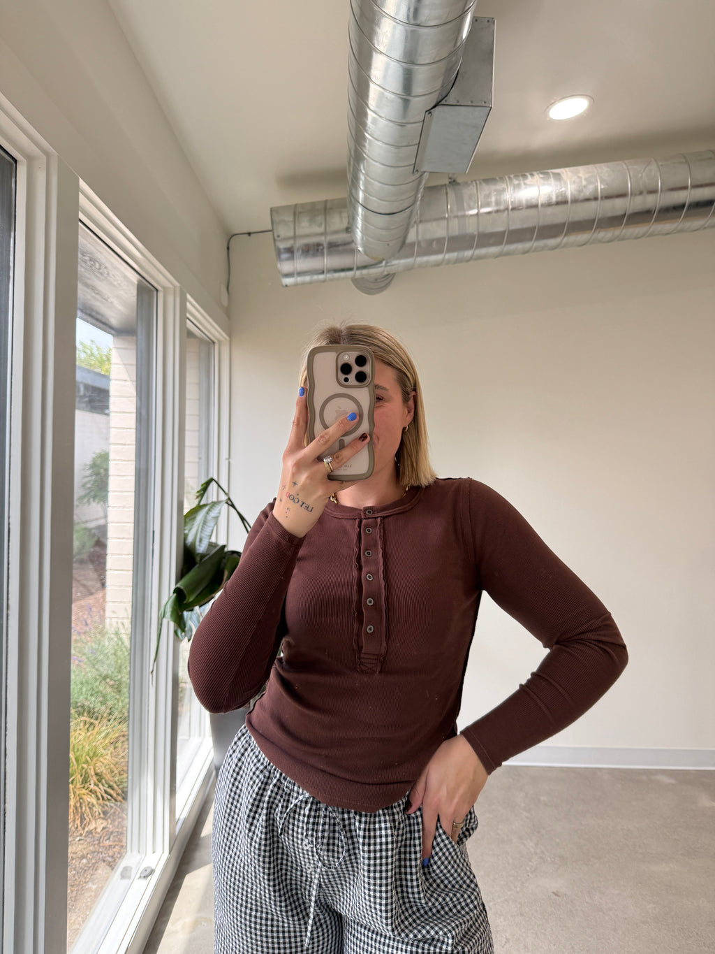 Peyton Ribbed Henley (Multiple Colors)