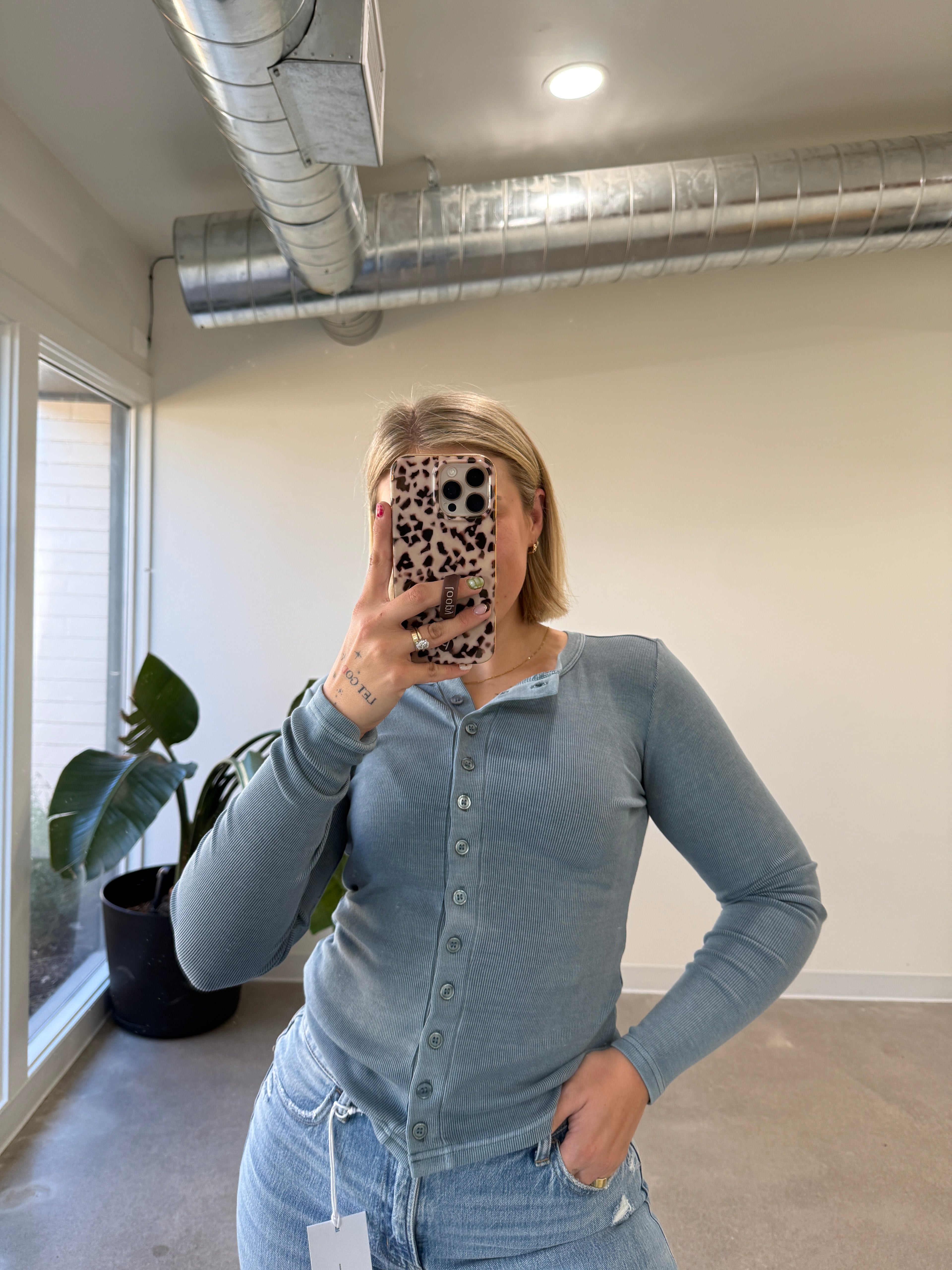 The Everyday Henley (multiple colors)