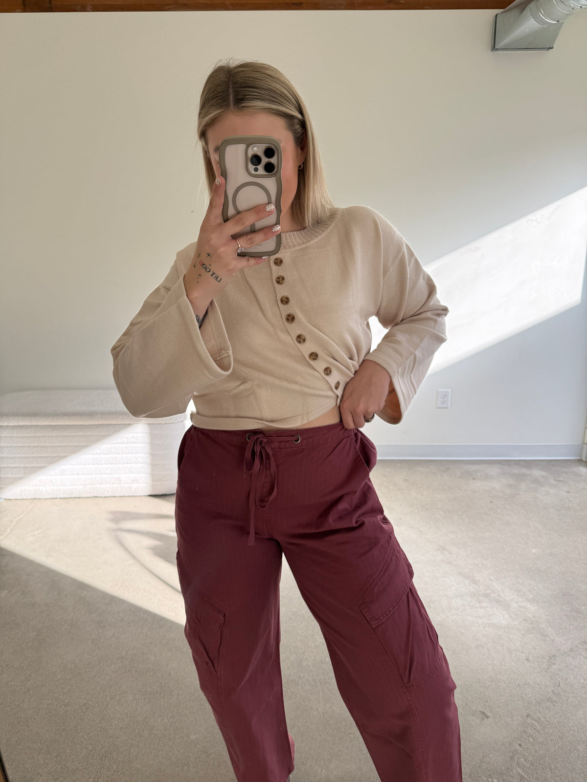 Terracotta Cargo Pants