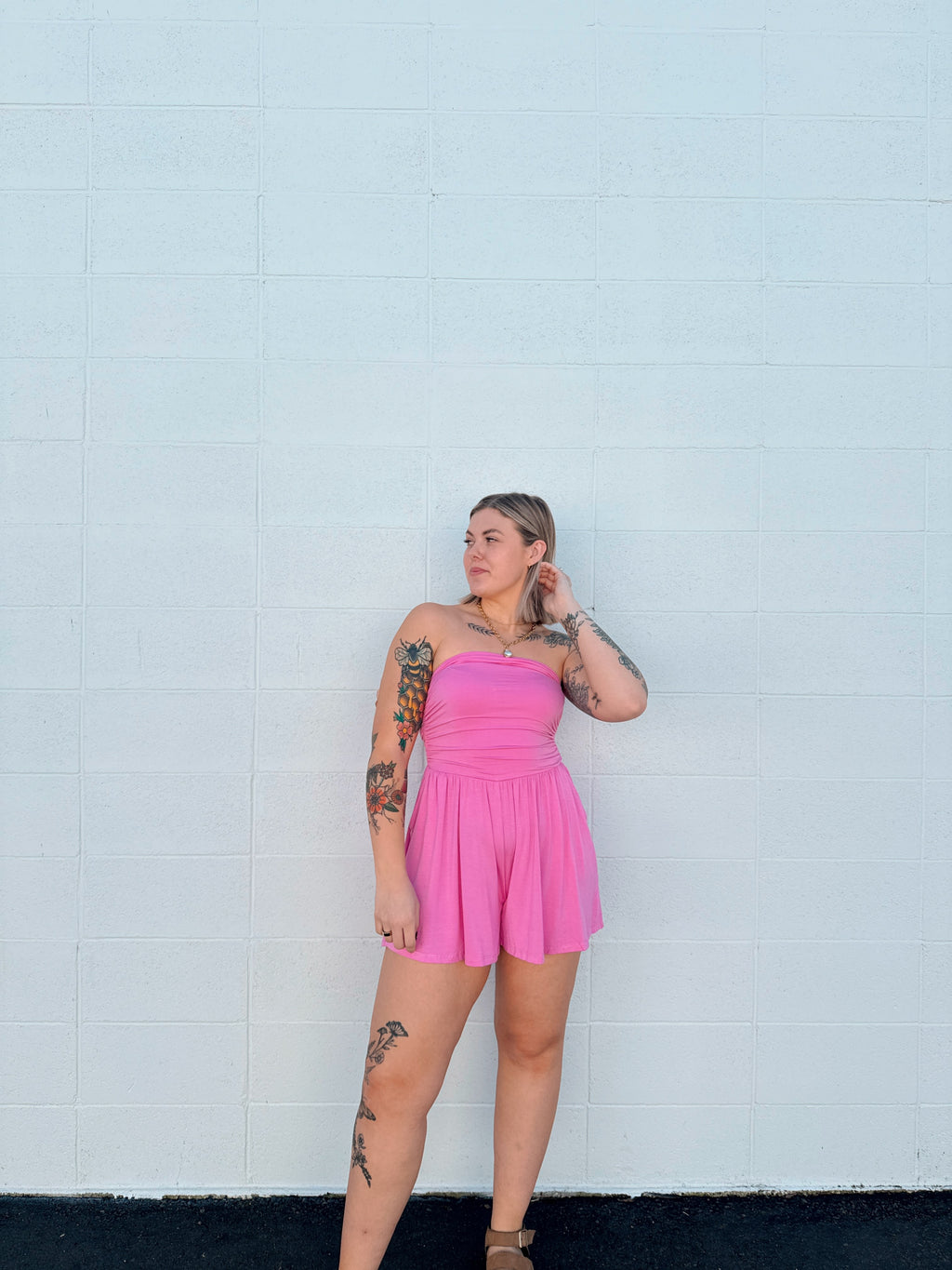 Maisey Ruched Rompers (Multiple Colors)
