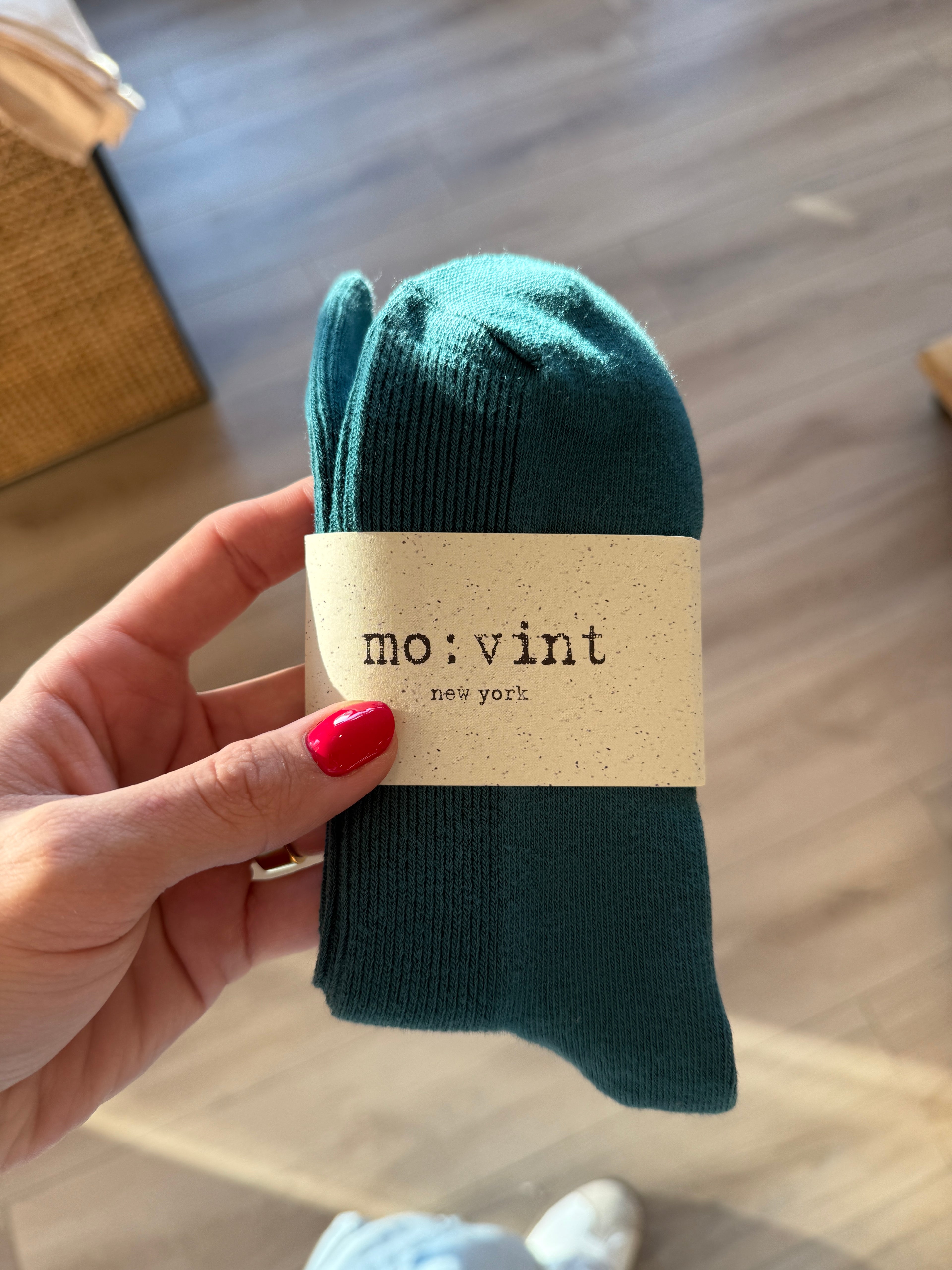 Ribbed Mock Socks (multiple colors)