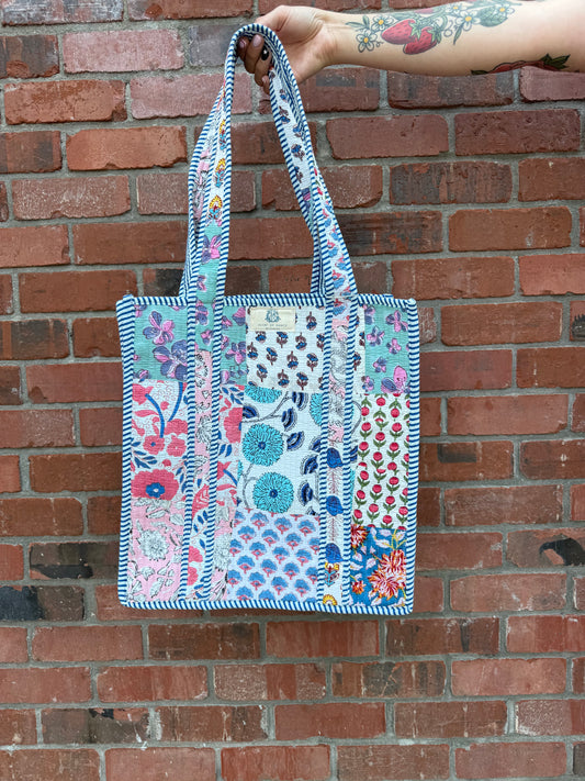 Wildflower Patch Quilted Bag