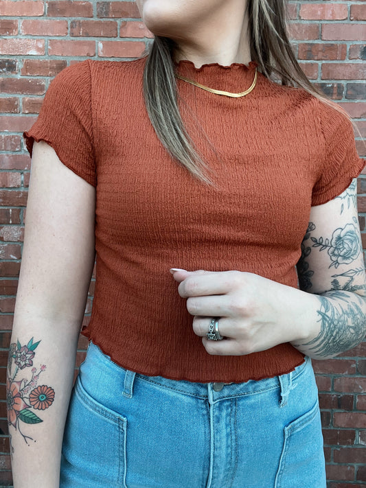 Riley Crop Tee (Multiple Colors)