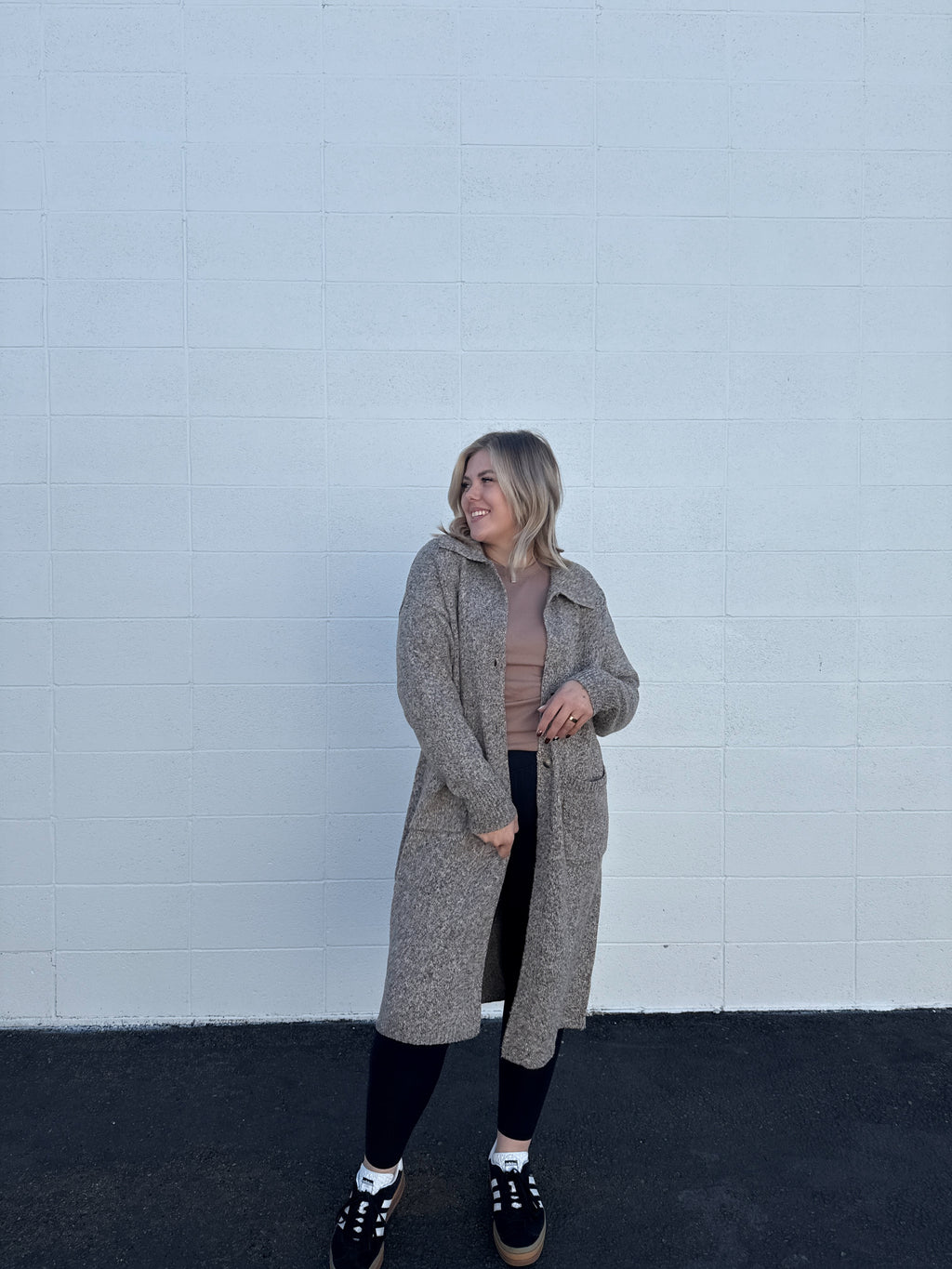 Kinsley Collar Maxi Cardigan