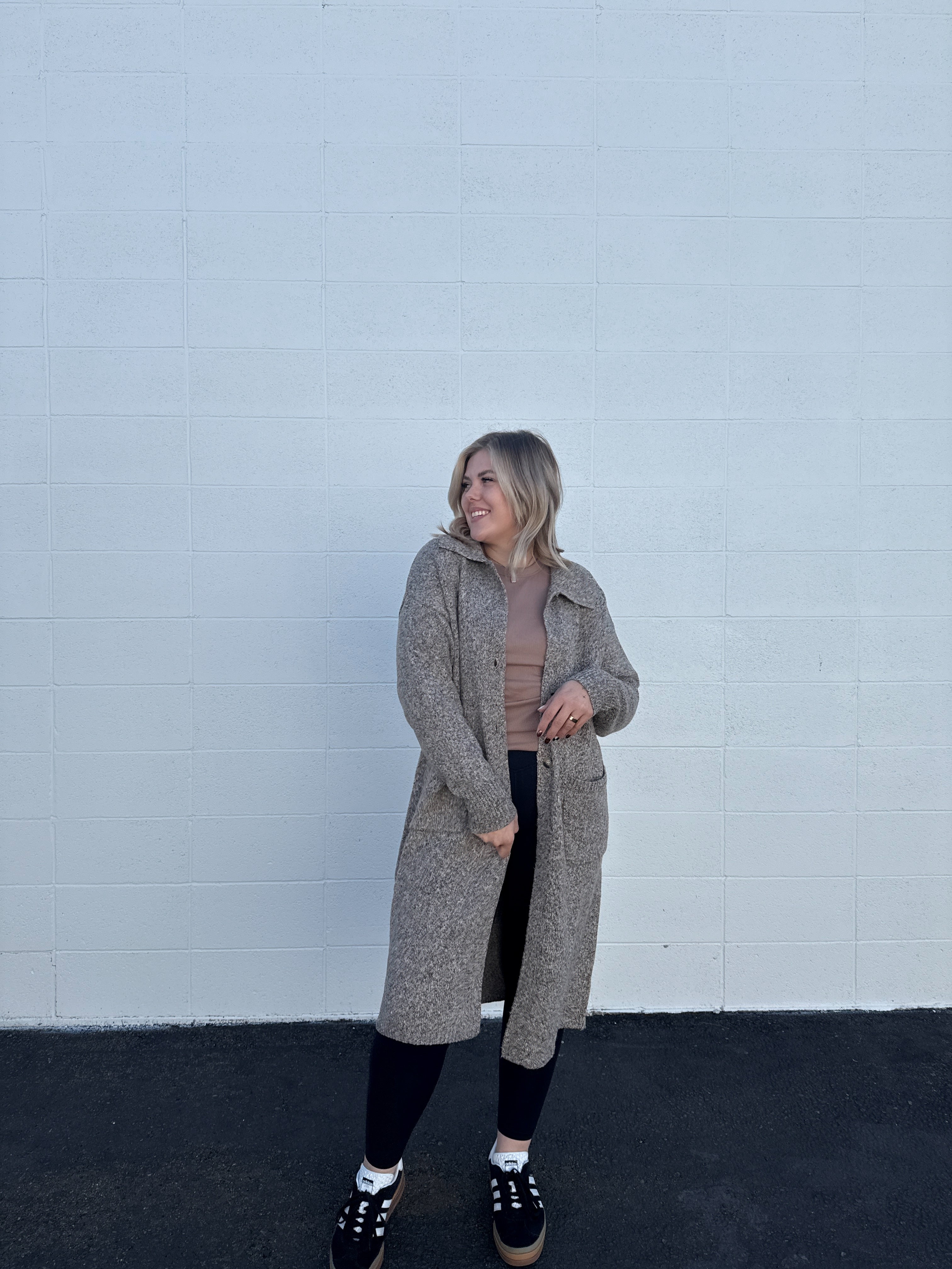 Kinsley Collar Maxi Cardigan