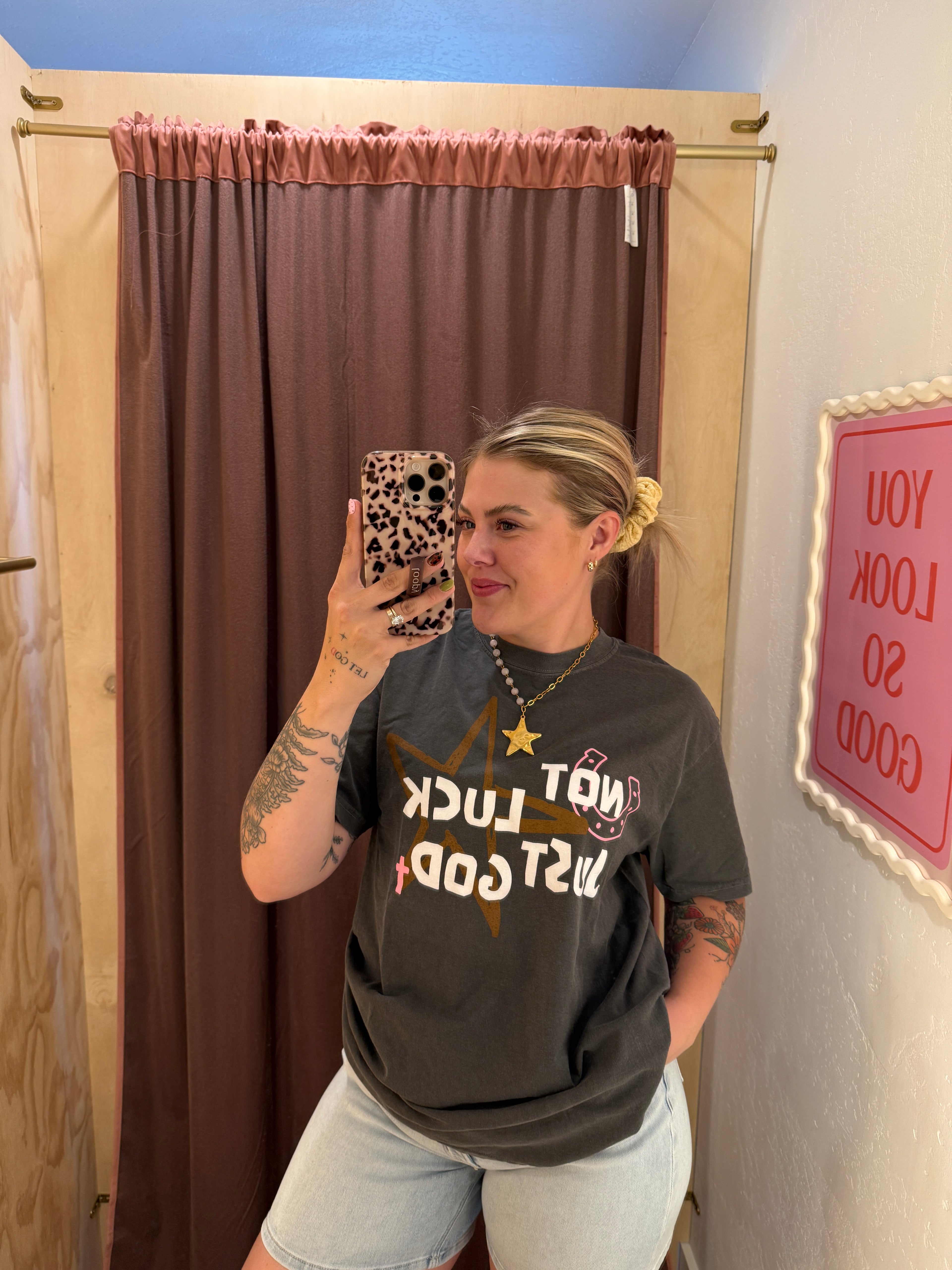Not Luck Just God Tee