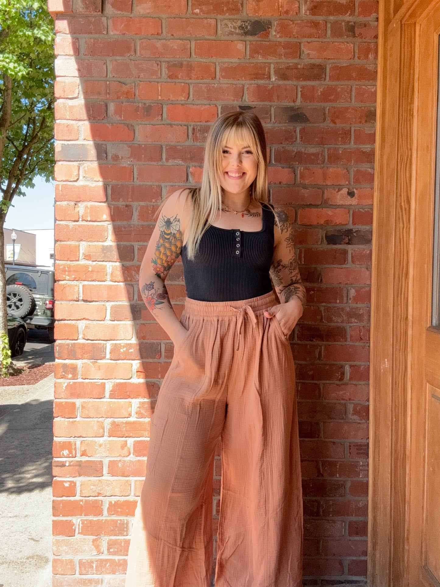 Relaxed Drawstring Pants (multiple colors)