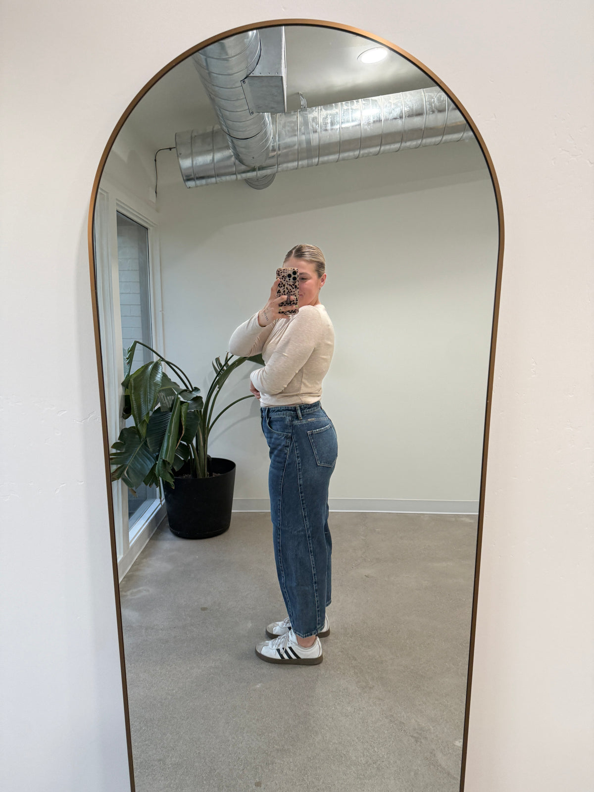 Low Slung Horseshoe Jeans