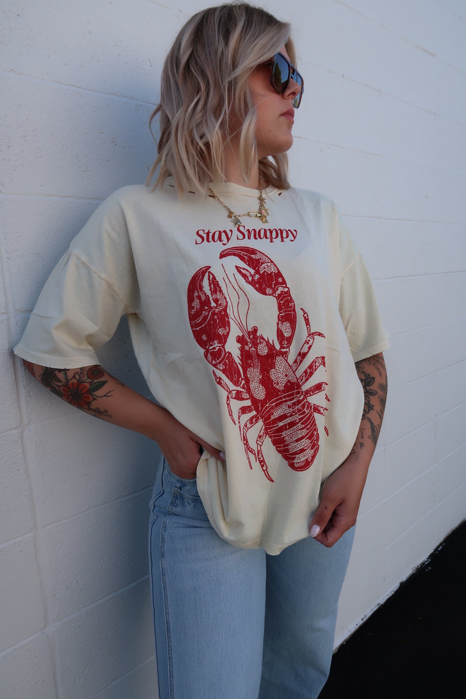 Stay Snappy Lobster Graphic Tee