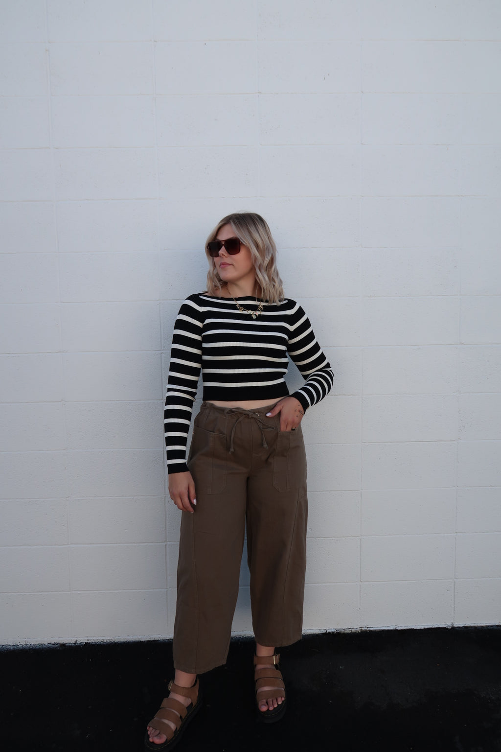 Jenny Olive Straight Pants