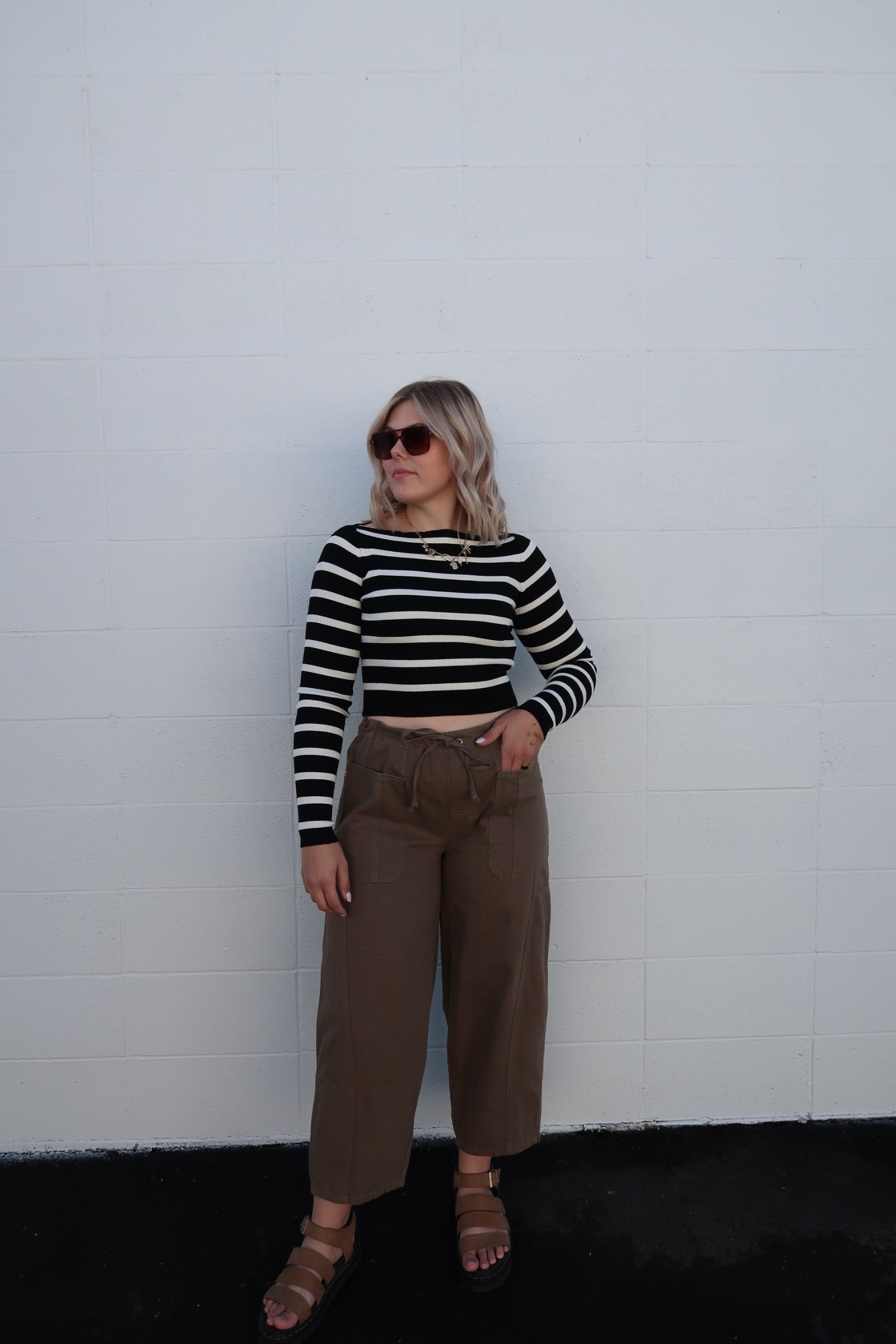 Jenny Olive Straight Pants