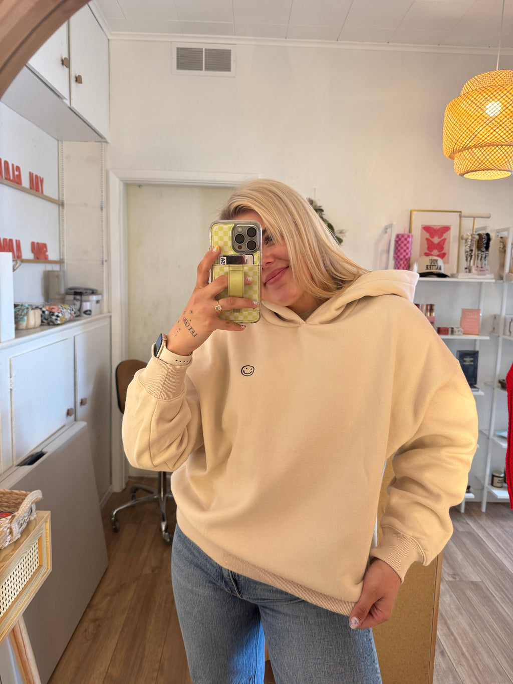 Smiley Oversized Hoodie