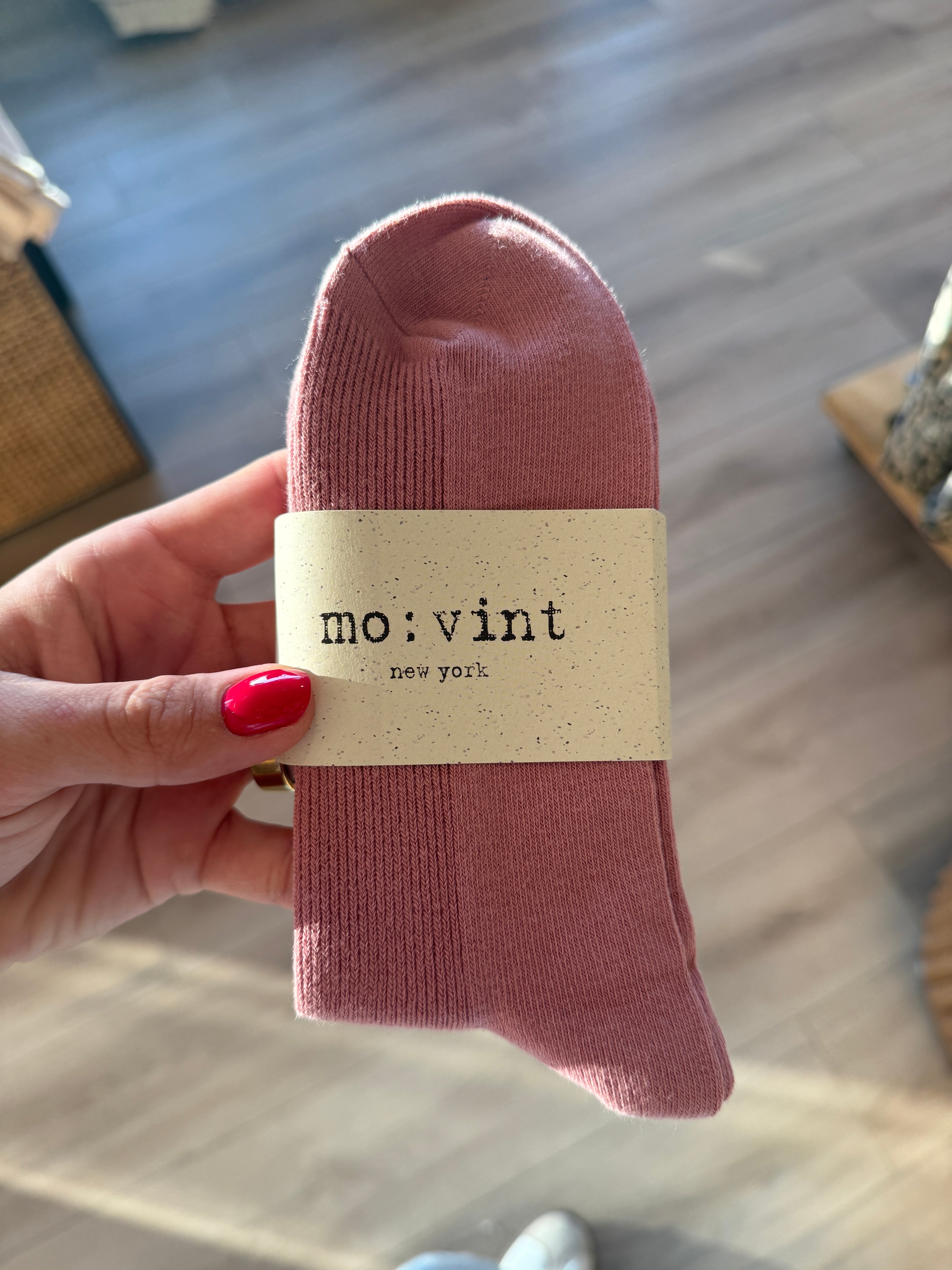 Ribbed Mock Socks (multiple colors)