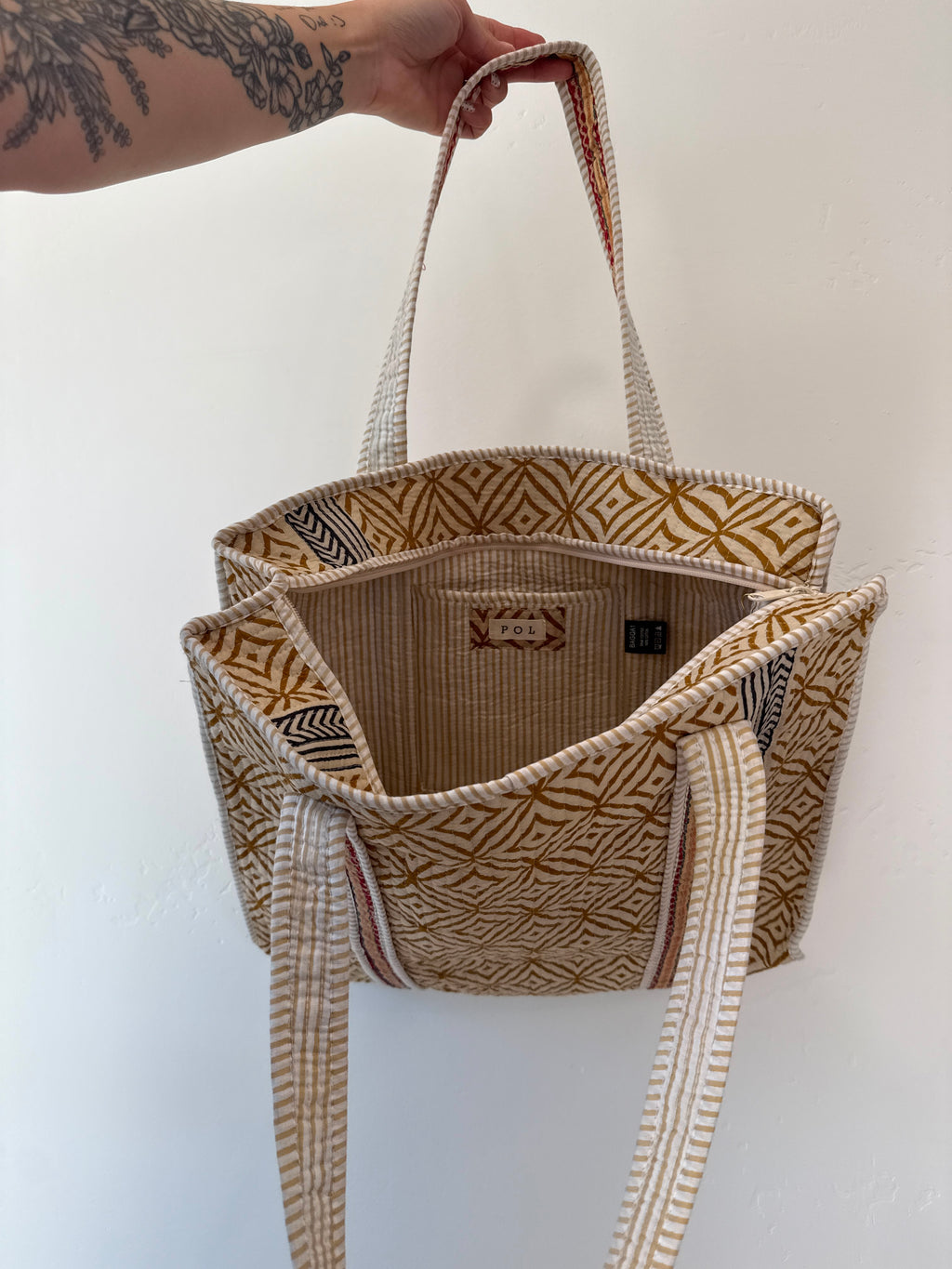 Quilted Tote Bag