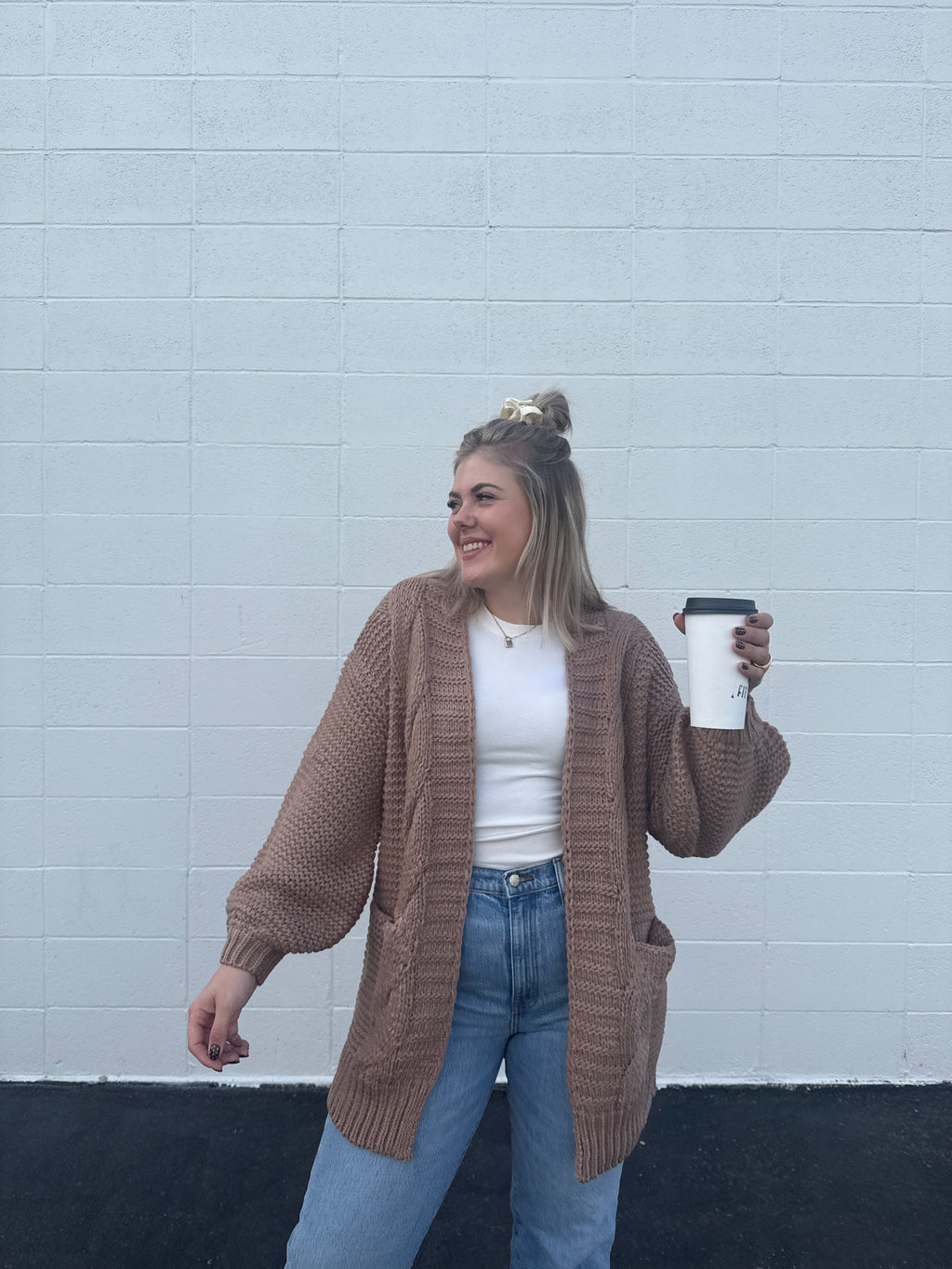 Cozy Days Ahead Cardigan - Mauve