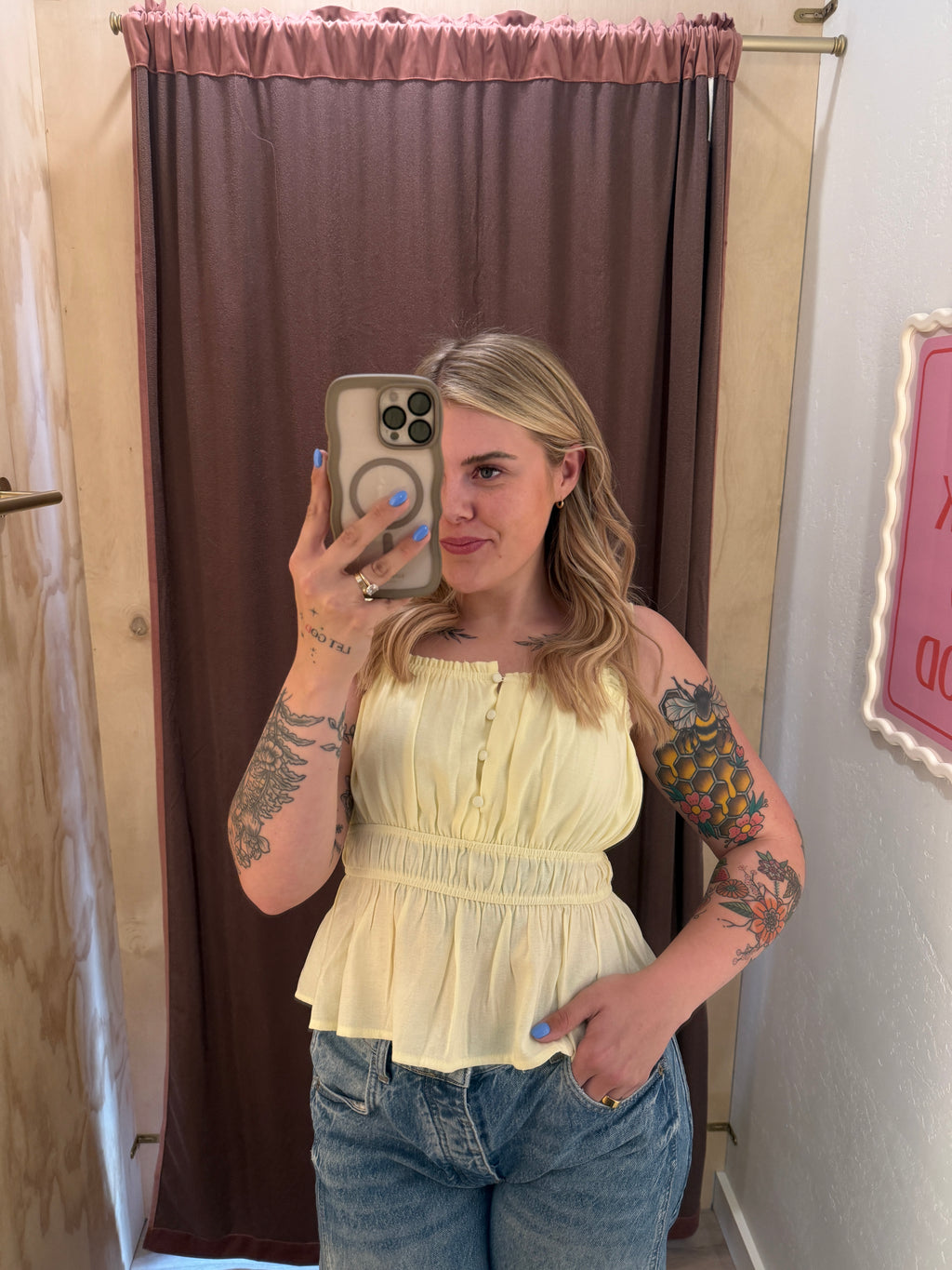 Kassie Peplum Tank