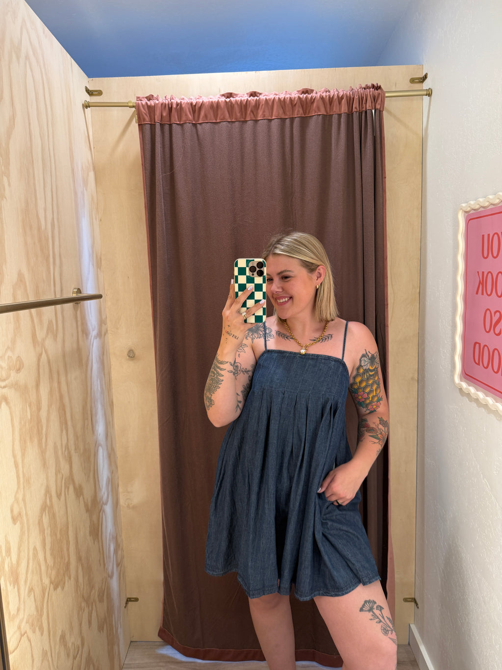Indigo Breeze Dress