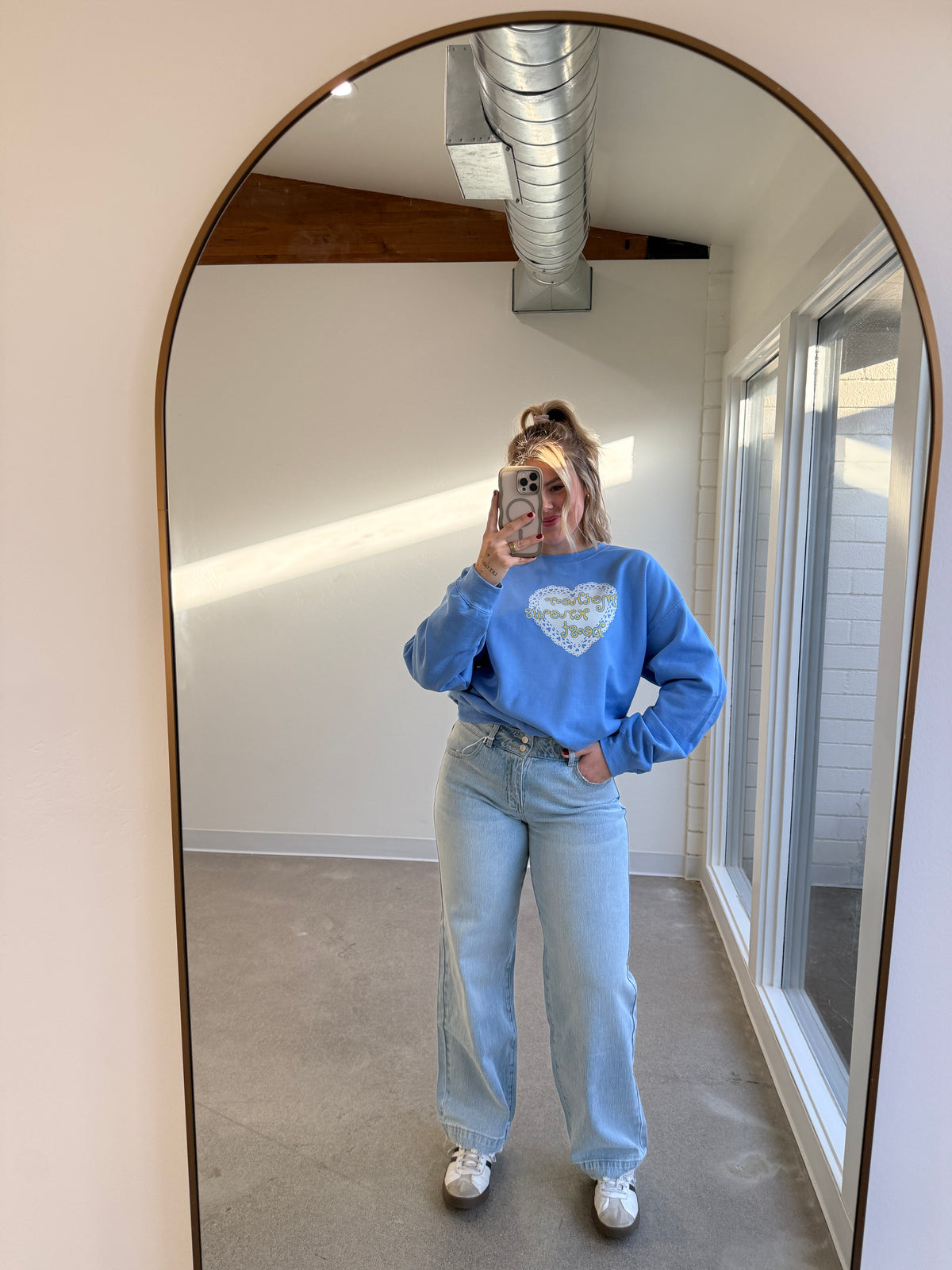 High Rise Wide Leg Jean