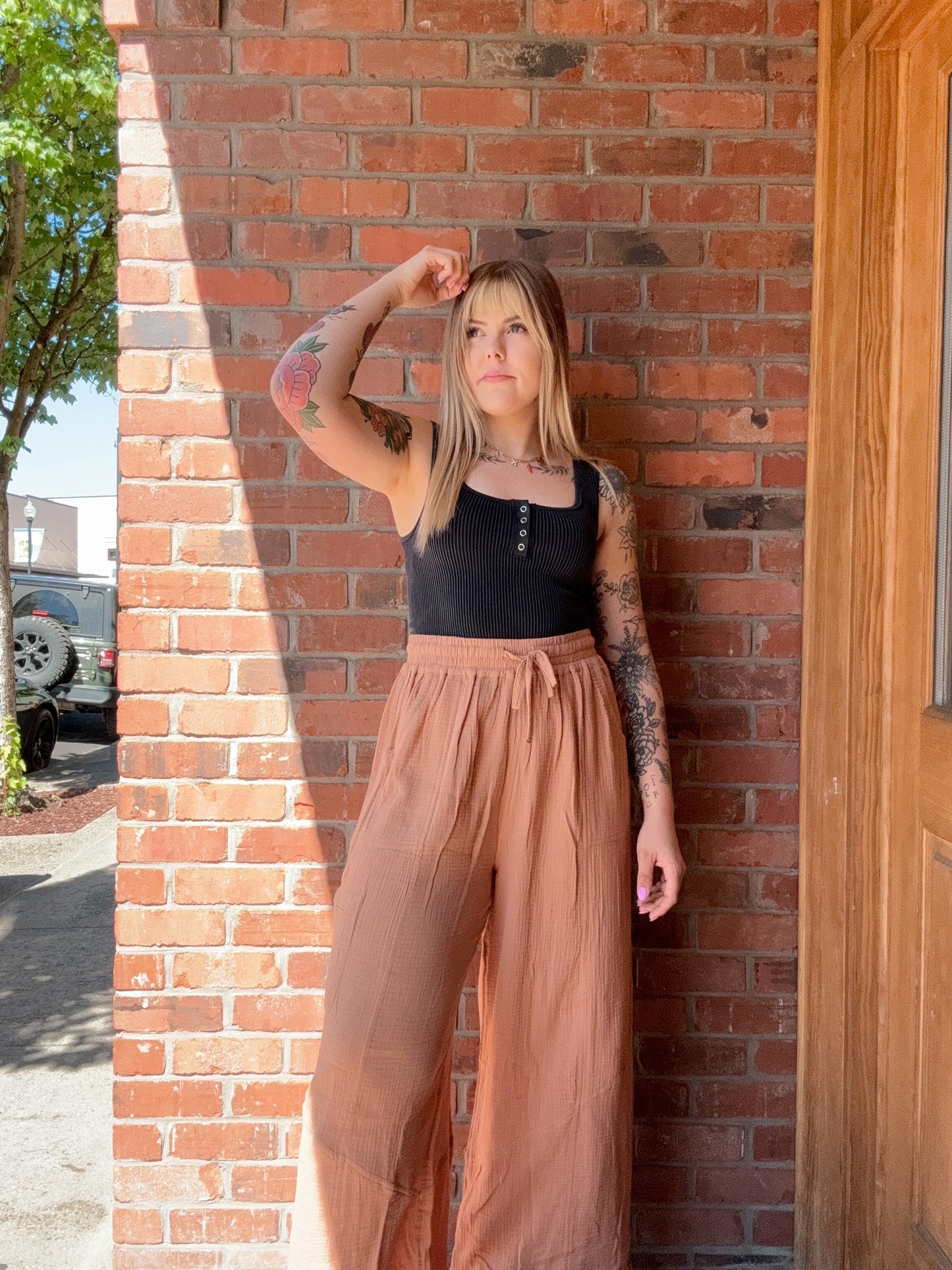 Relaxed Drawstring Pants (multiple colors)