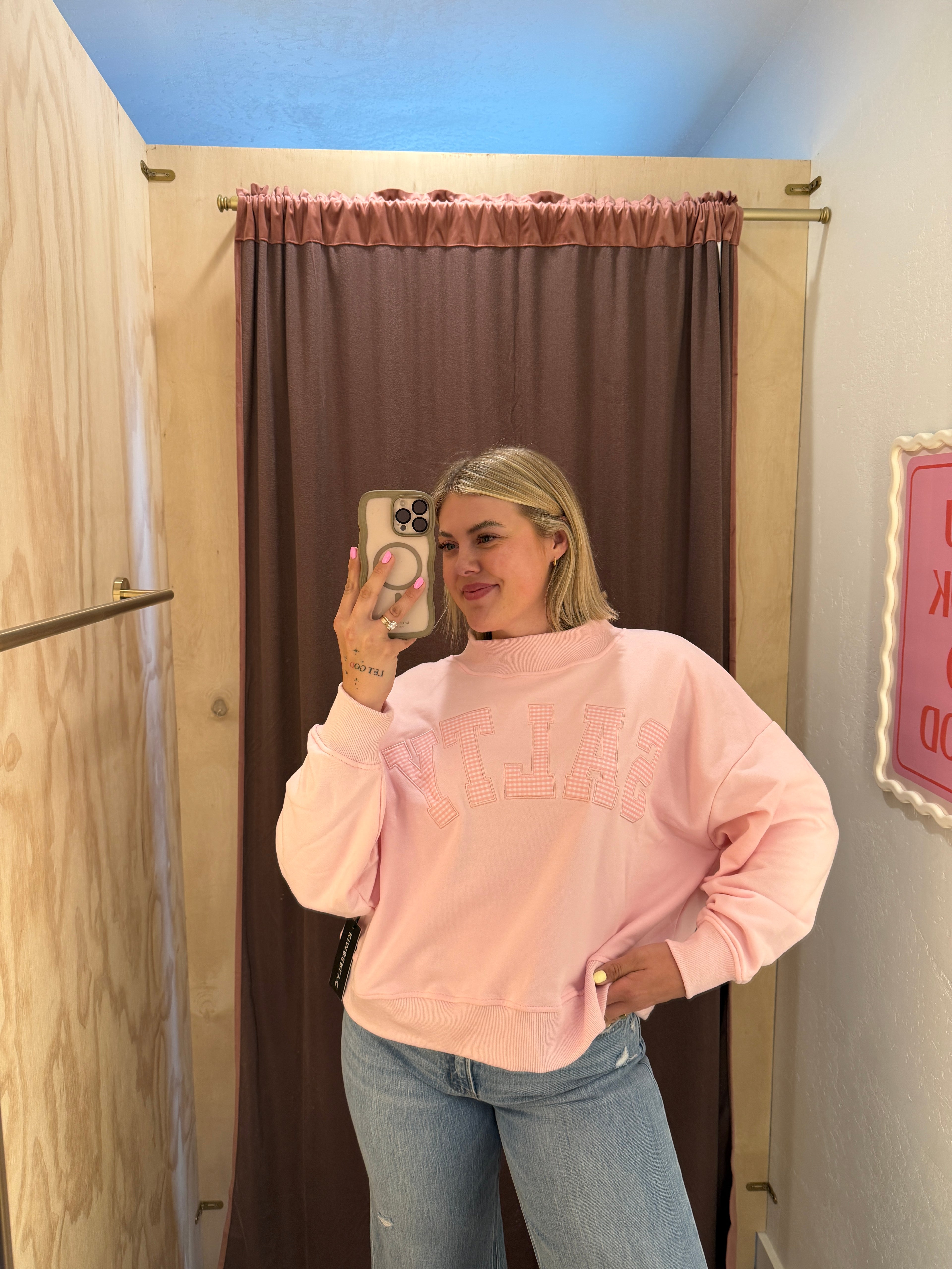 Salty Mockneck Sweatshirt