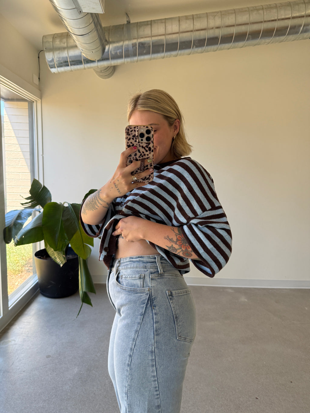 High Rise Light Wash Classic Barrel Jean