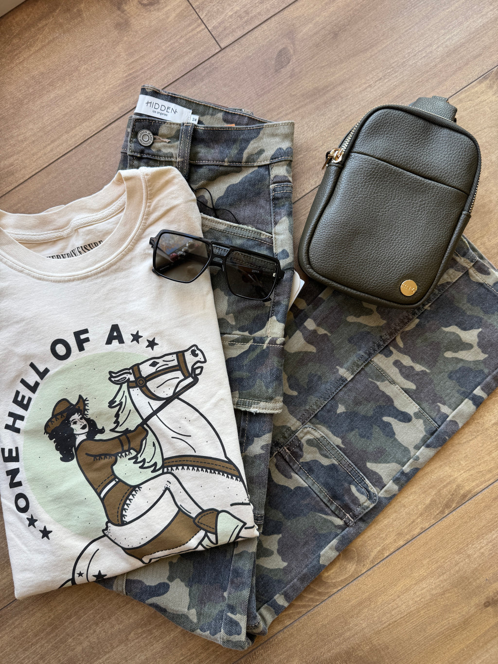 One Hell of a Cowgirl Oversized Tee