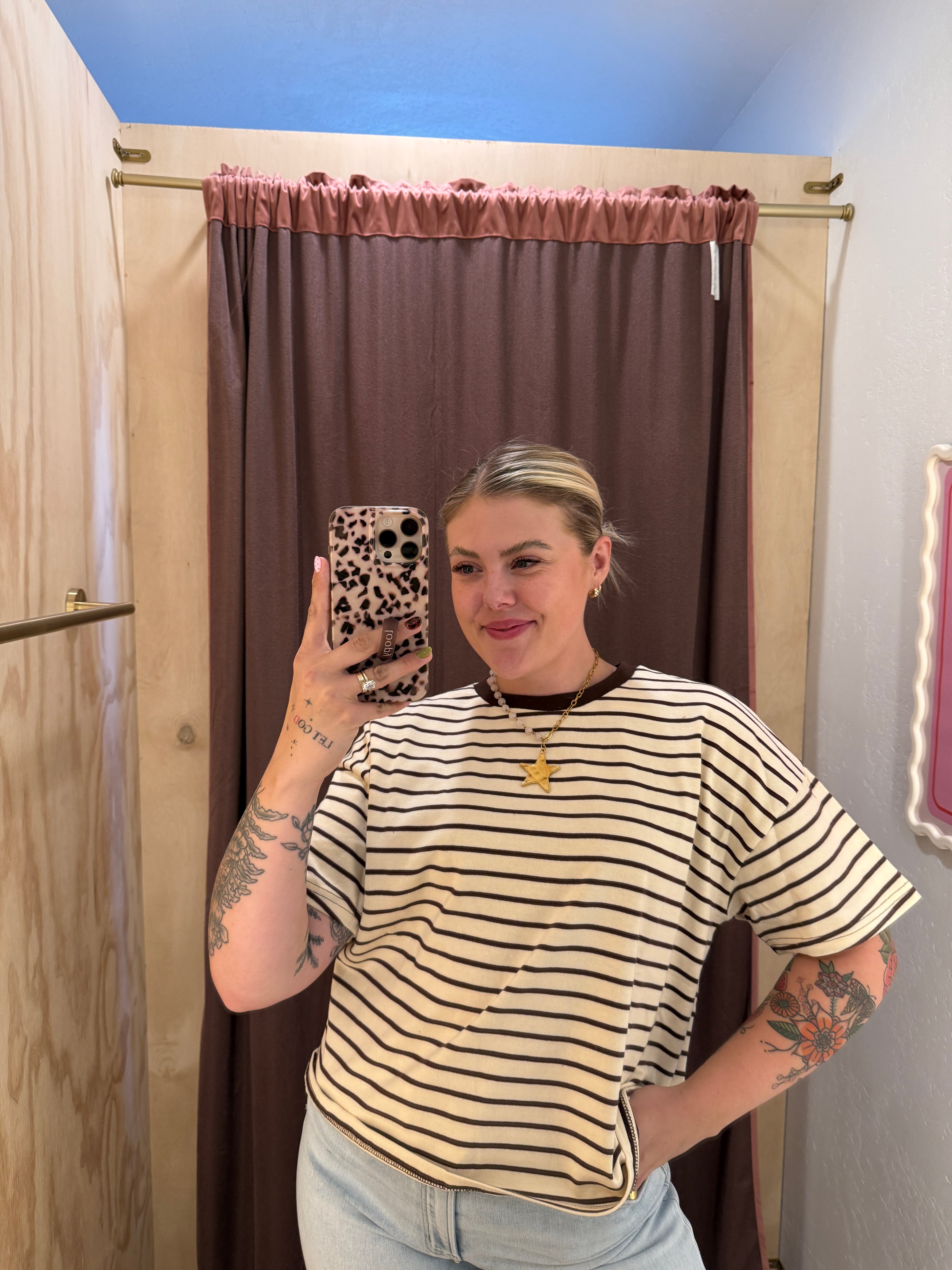 On the Daily Striped Cotton Tees (Multiple Colors)