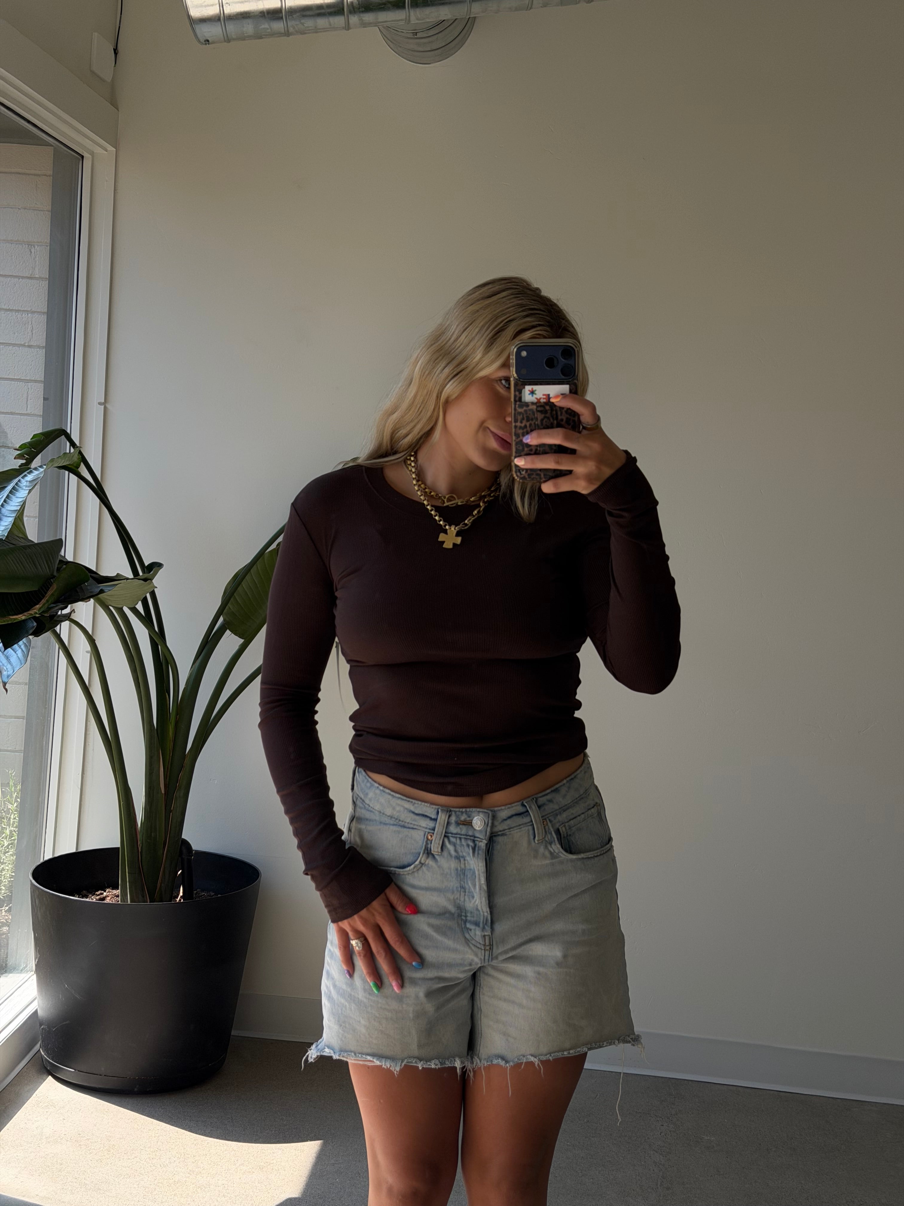 Essential Ribbed Long Sleeves (Multiple Colors)