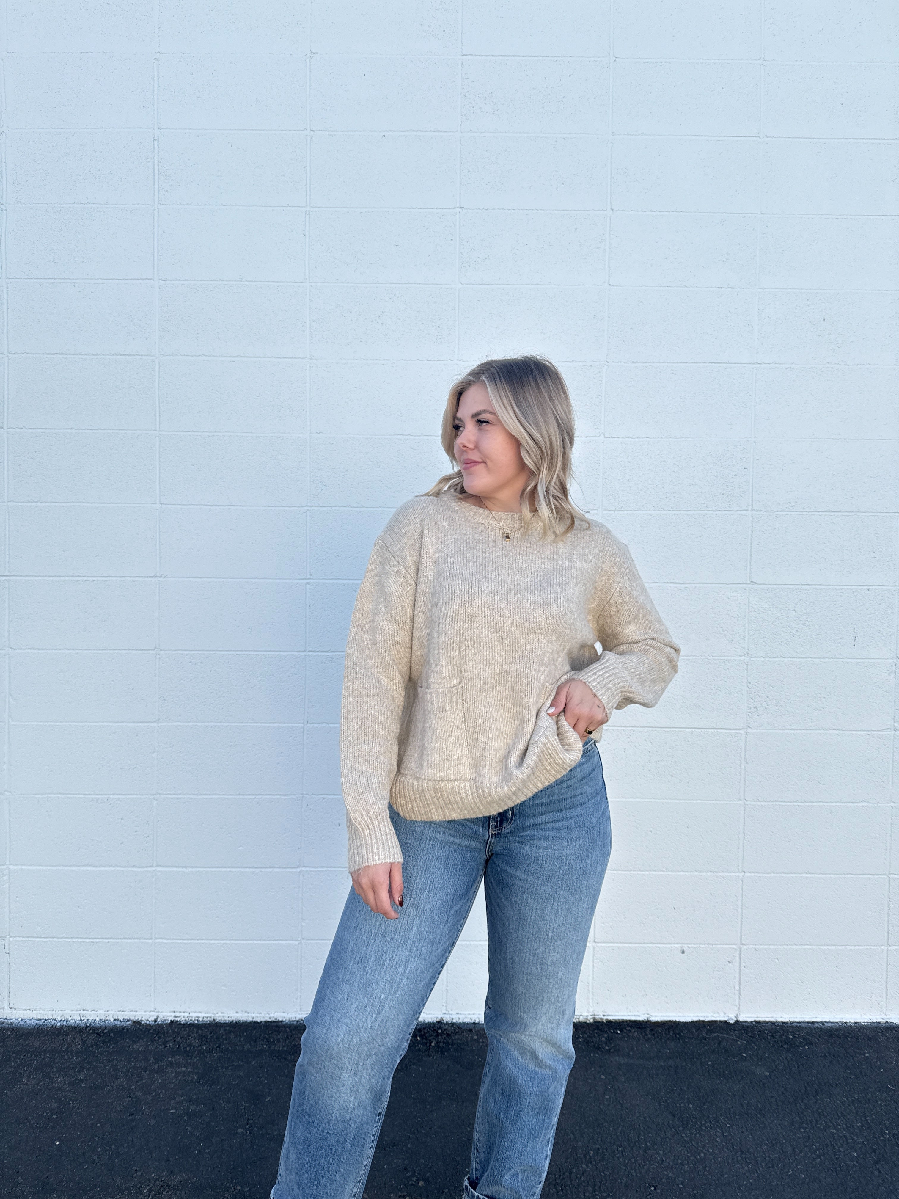 Cider Nights Pocket Sweater