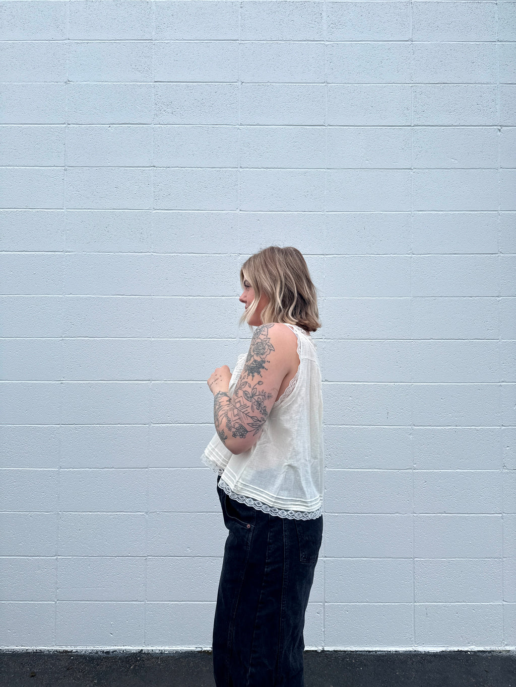 *RESTOCK* Paislee Lace Trimmed Tank Tops