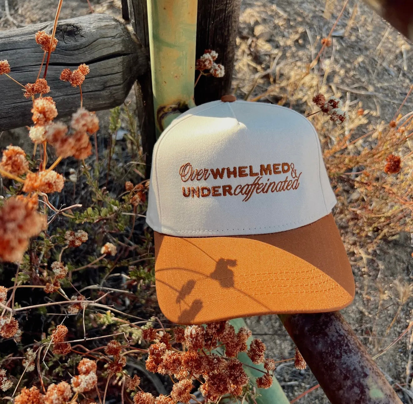 Overwhelmed & Under Caffeinated Hat