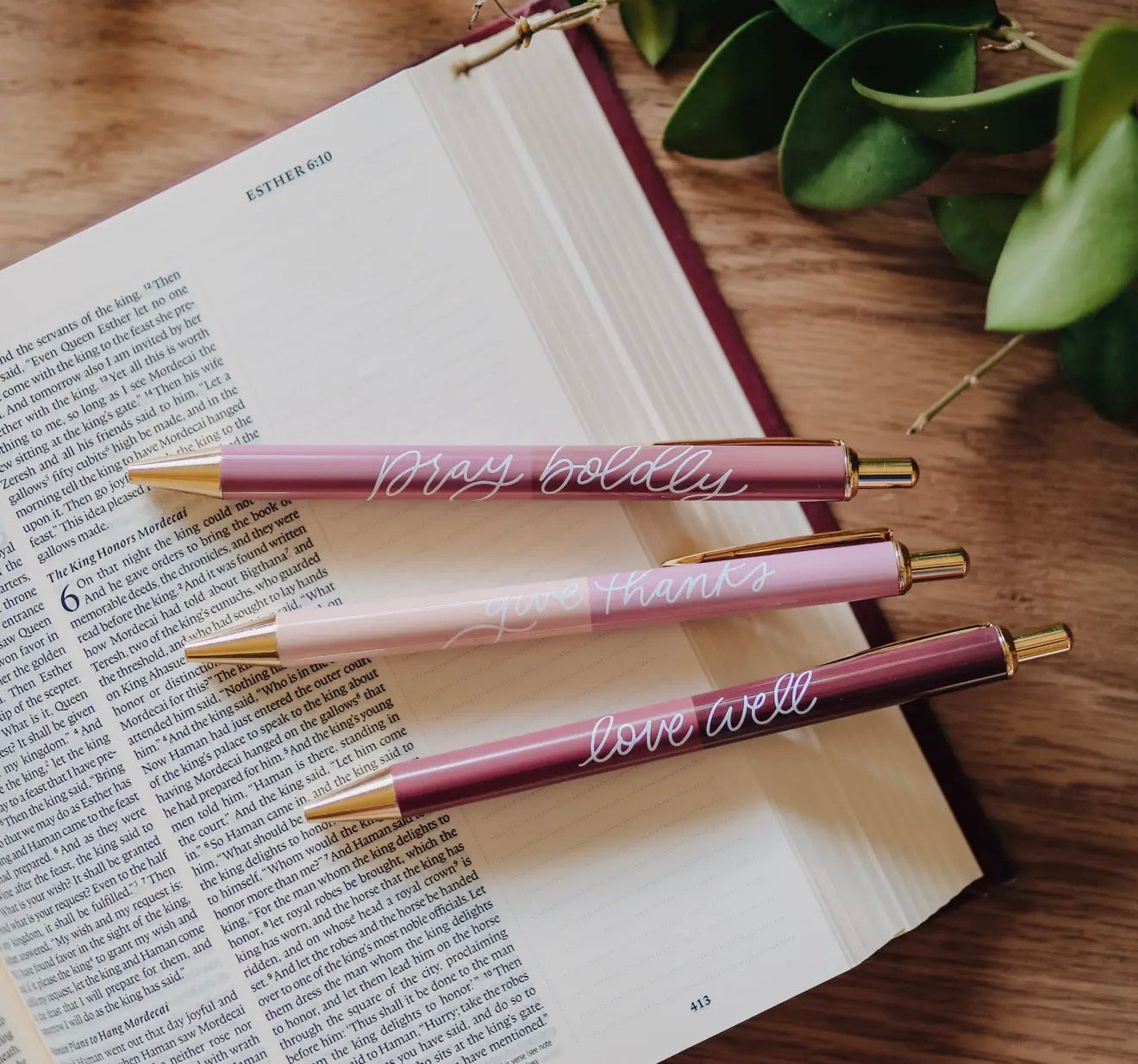 Daily Grace Co. Rose Tone Pen Set
