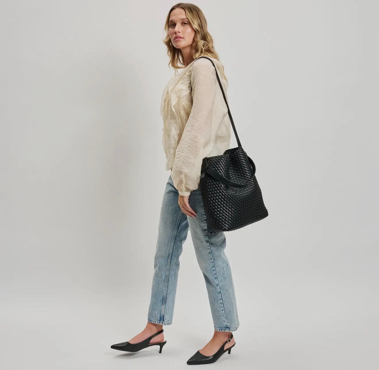 Edith Woven Handbag