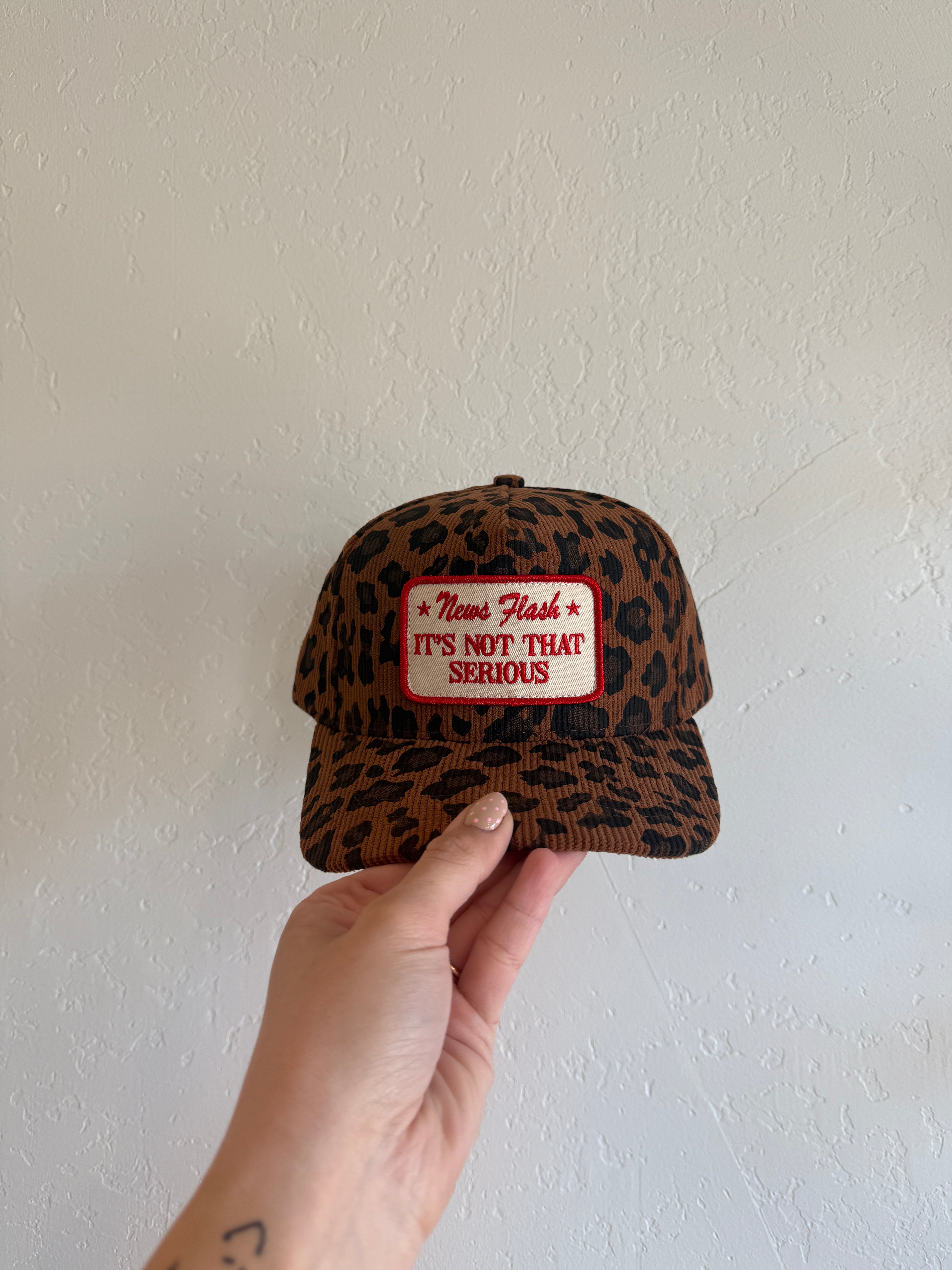 News Flash It’s Not That Serious Hat