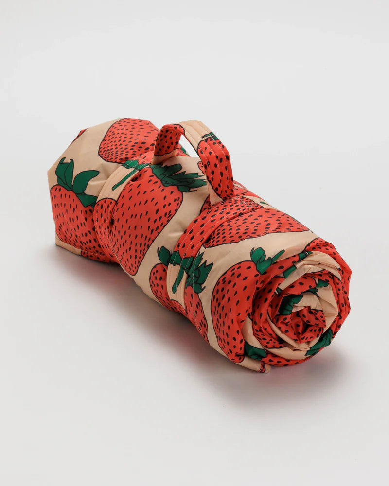 Baggu Picnic Blanket - strawberry blossoms