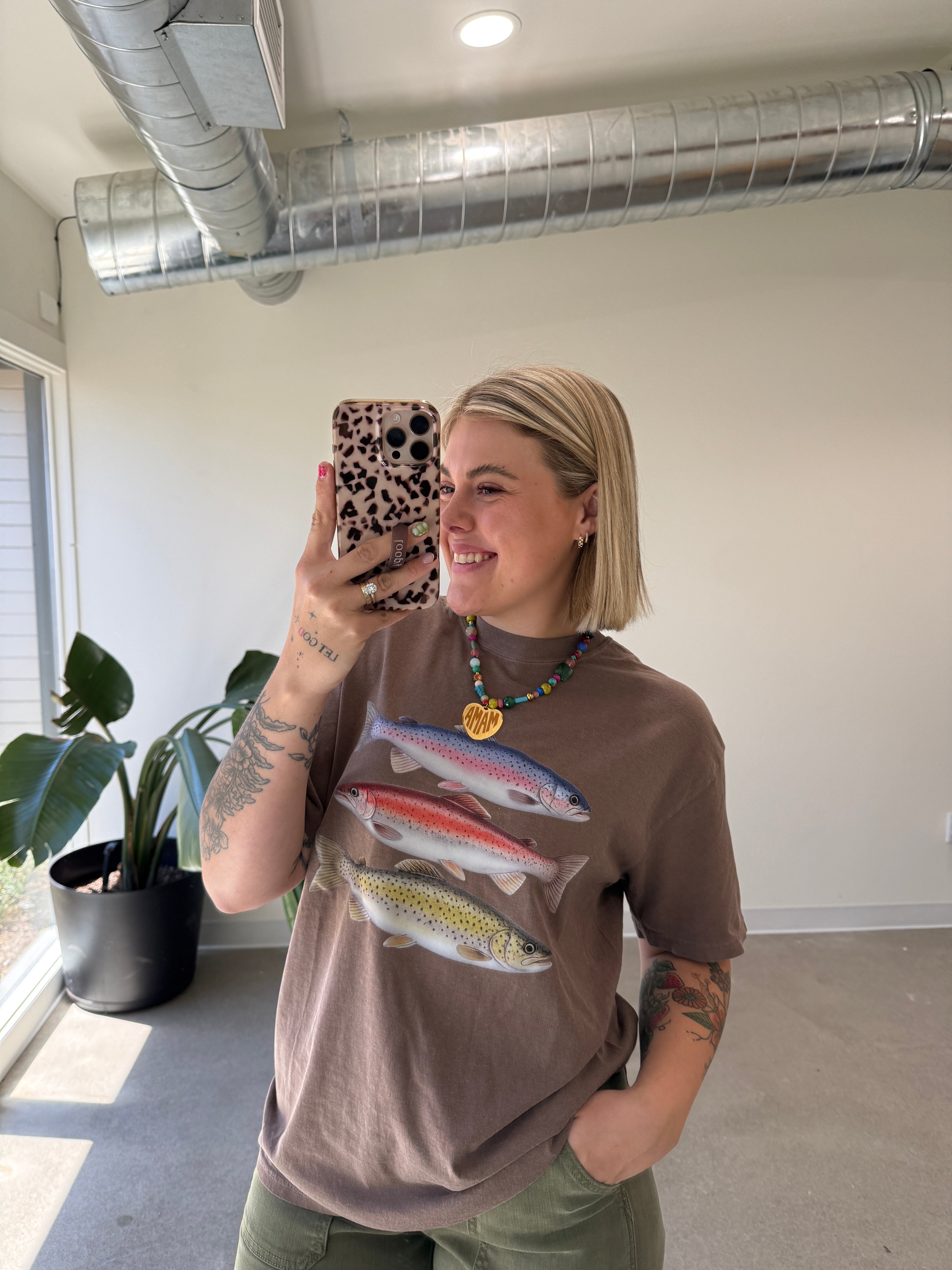 Gone Fishin Graphic Tee