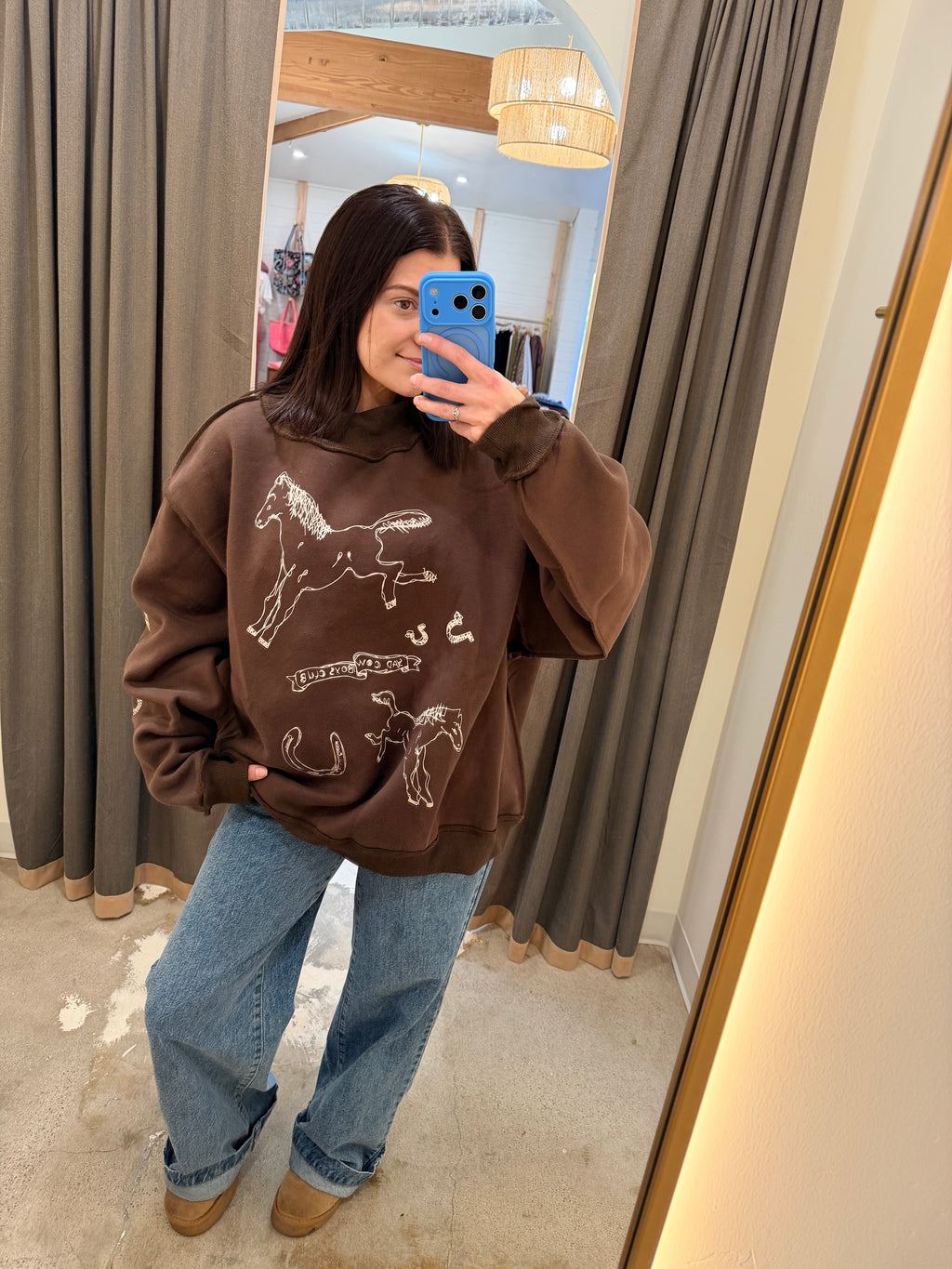 Sad Cowboy Club Mockneck