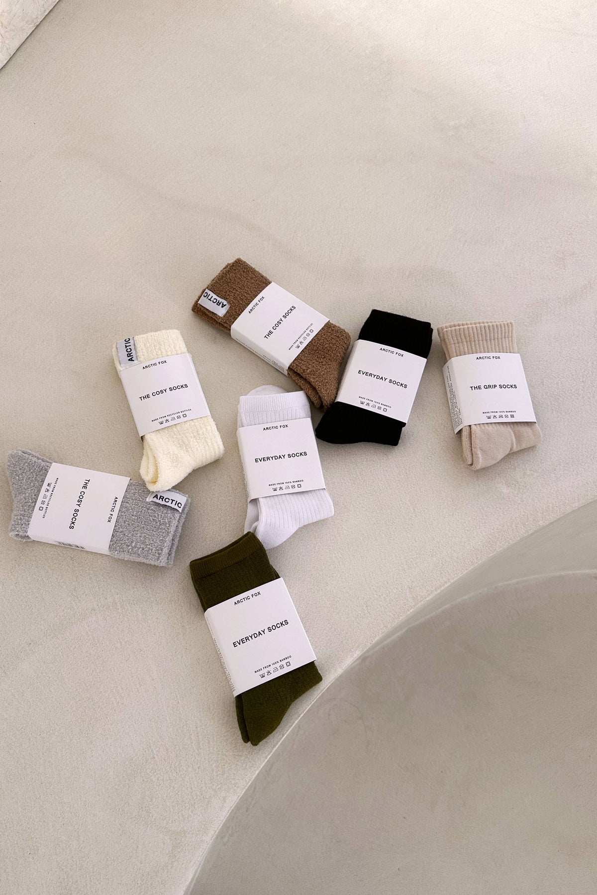 Cosy Socks - 100% Recycled - Beige