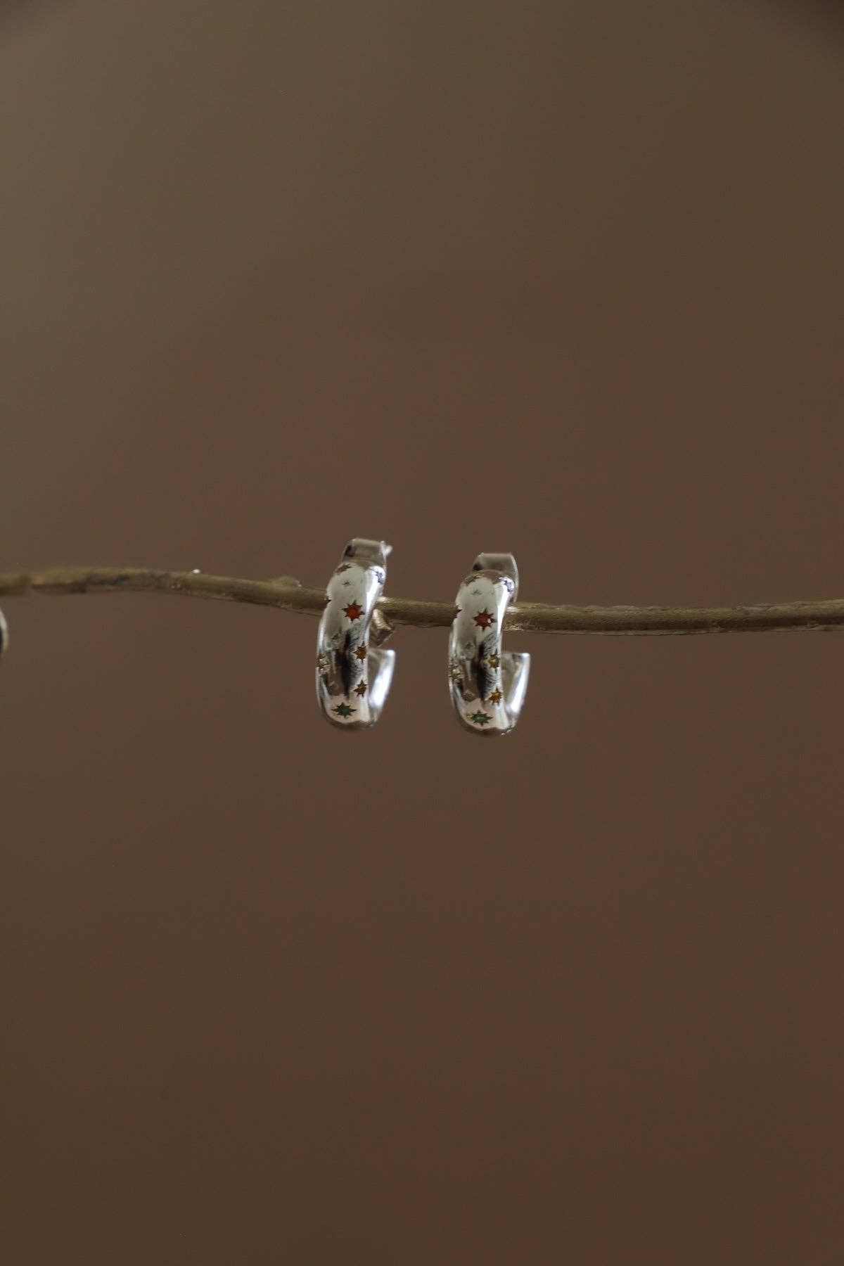 PENNY CZ STAR HOOP